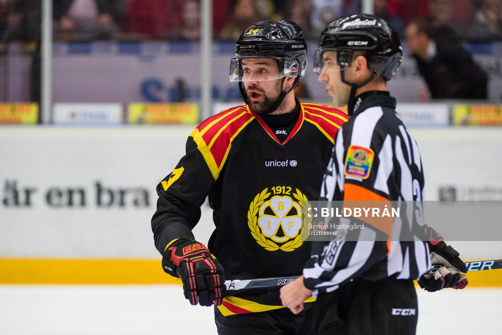 Brynäs Johan Alcén reagerar
