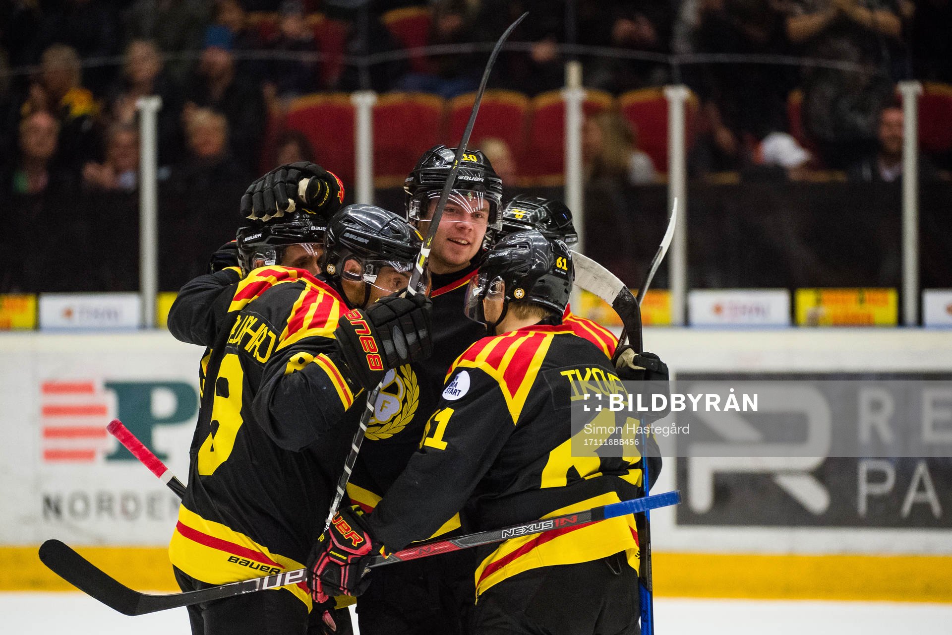Brynäs Marcus Ersson jublar