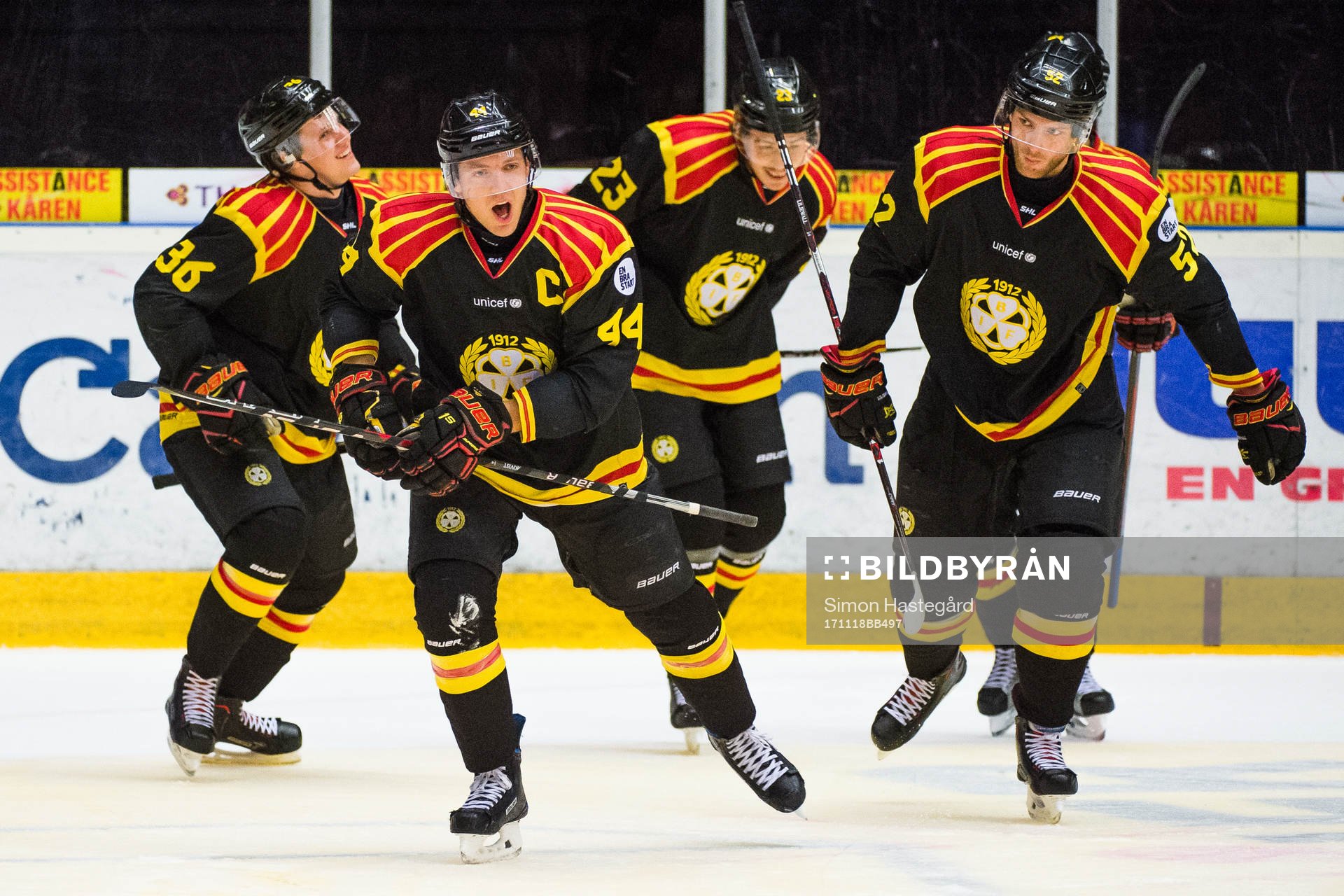 Brynäs Jacob Blomqvist jublar