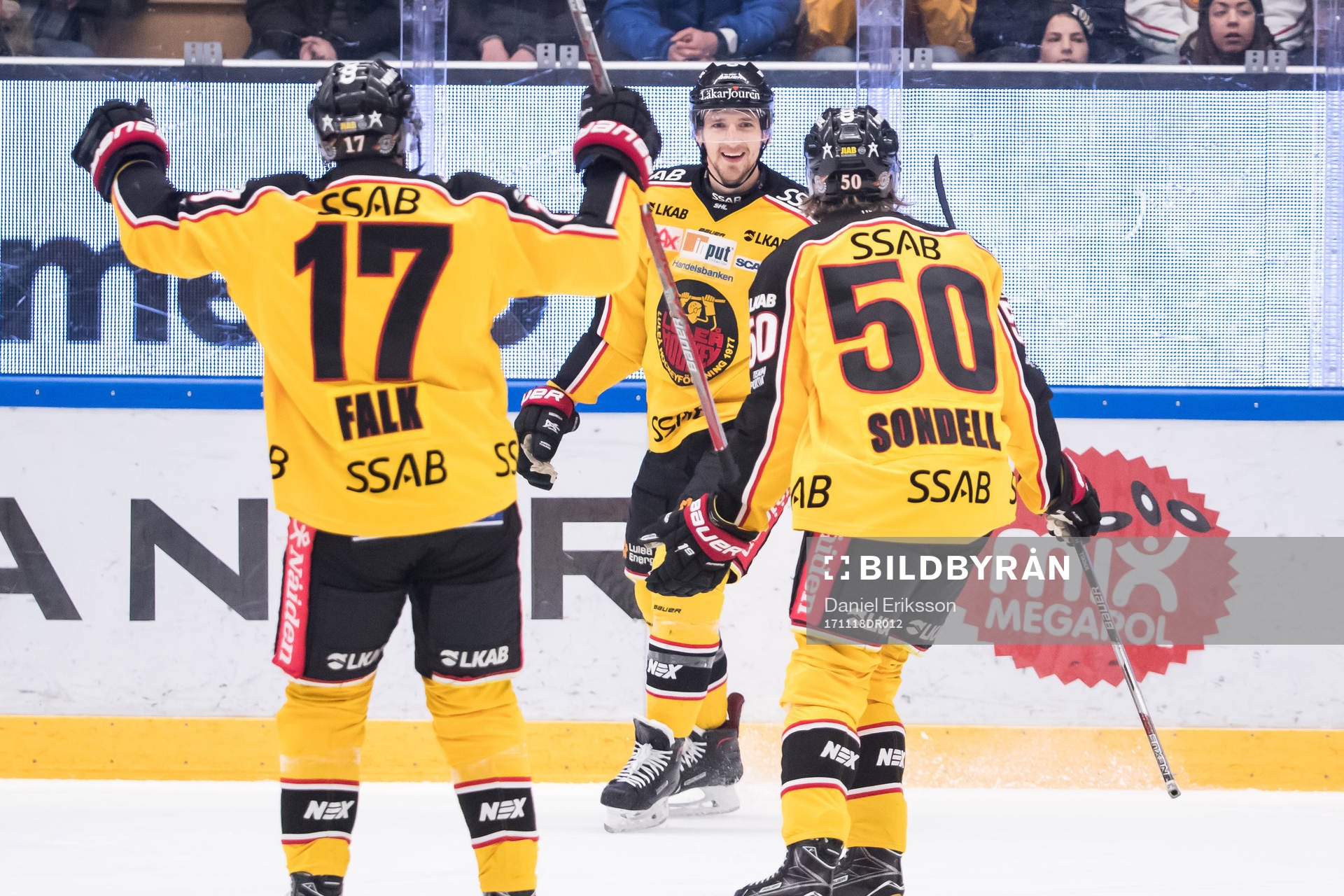 Luleås Anton Hedman jublar