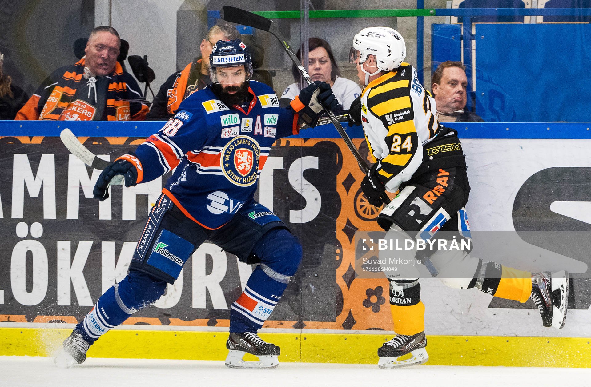 Växjös Daniel Rahimi och Skellefteås Andreas Wingerli