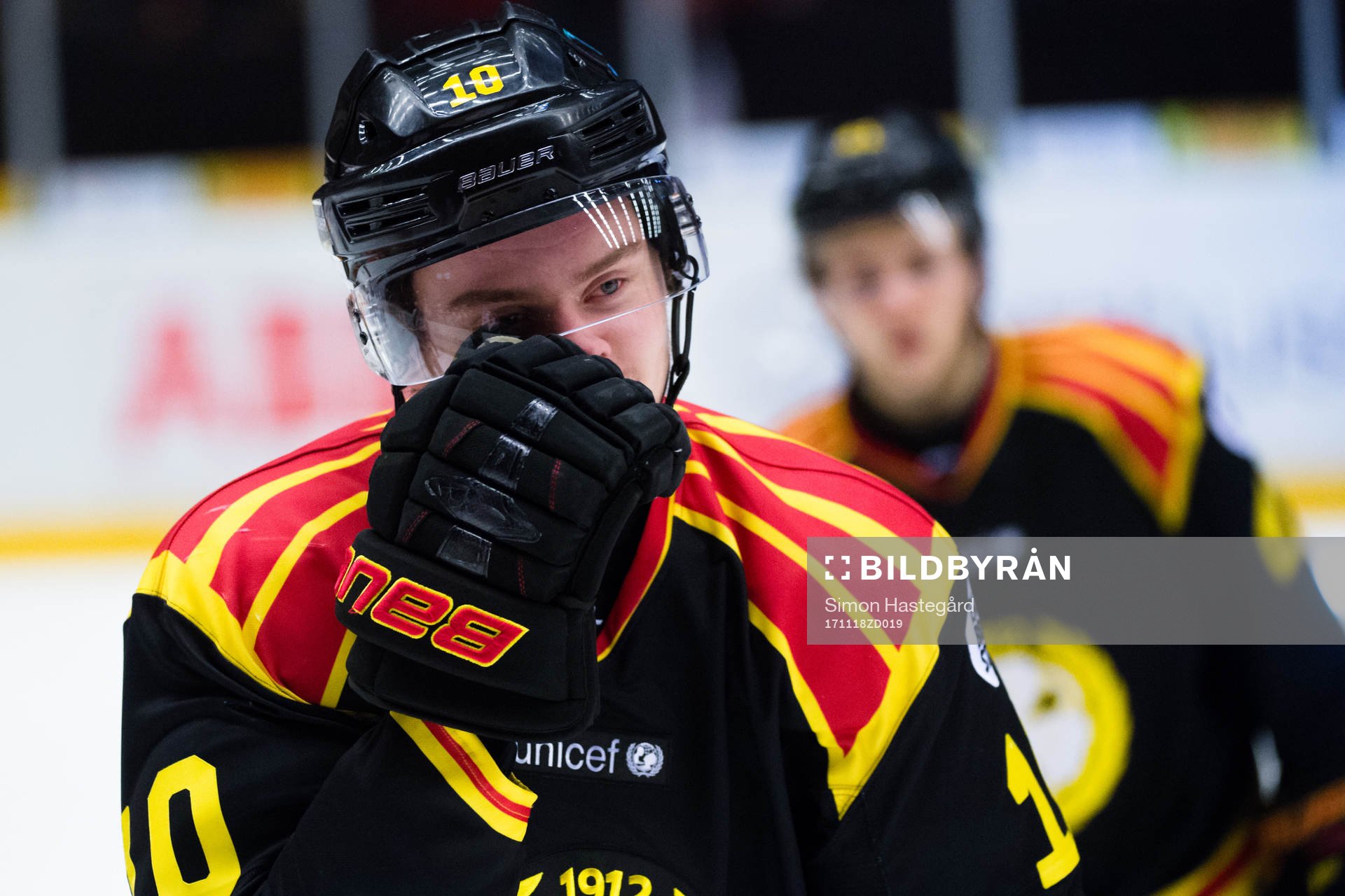 Brynäs Marcus Ersson jublar