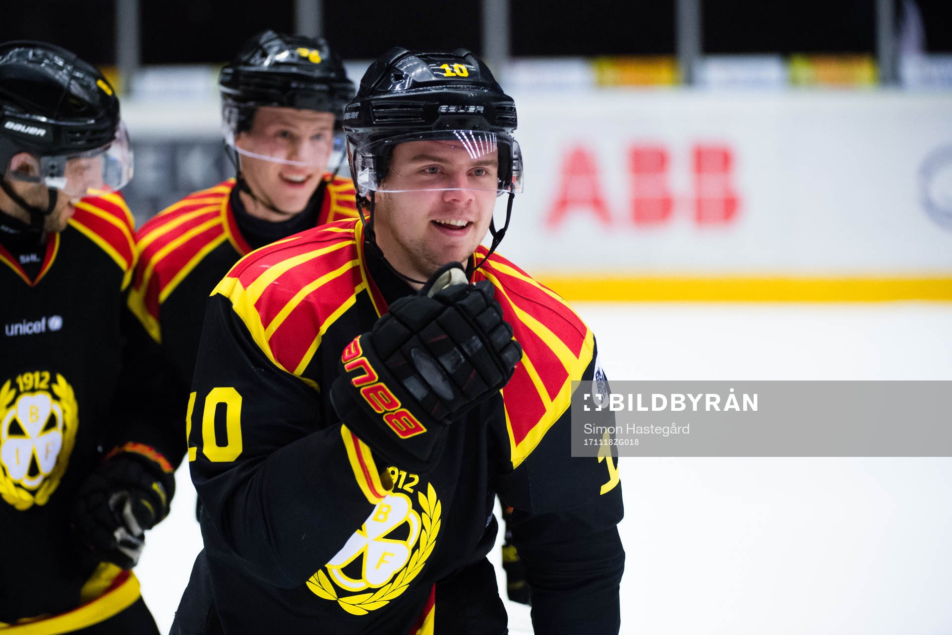 Brynäs Marcus Ersson jublar
