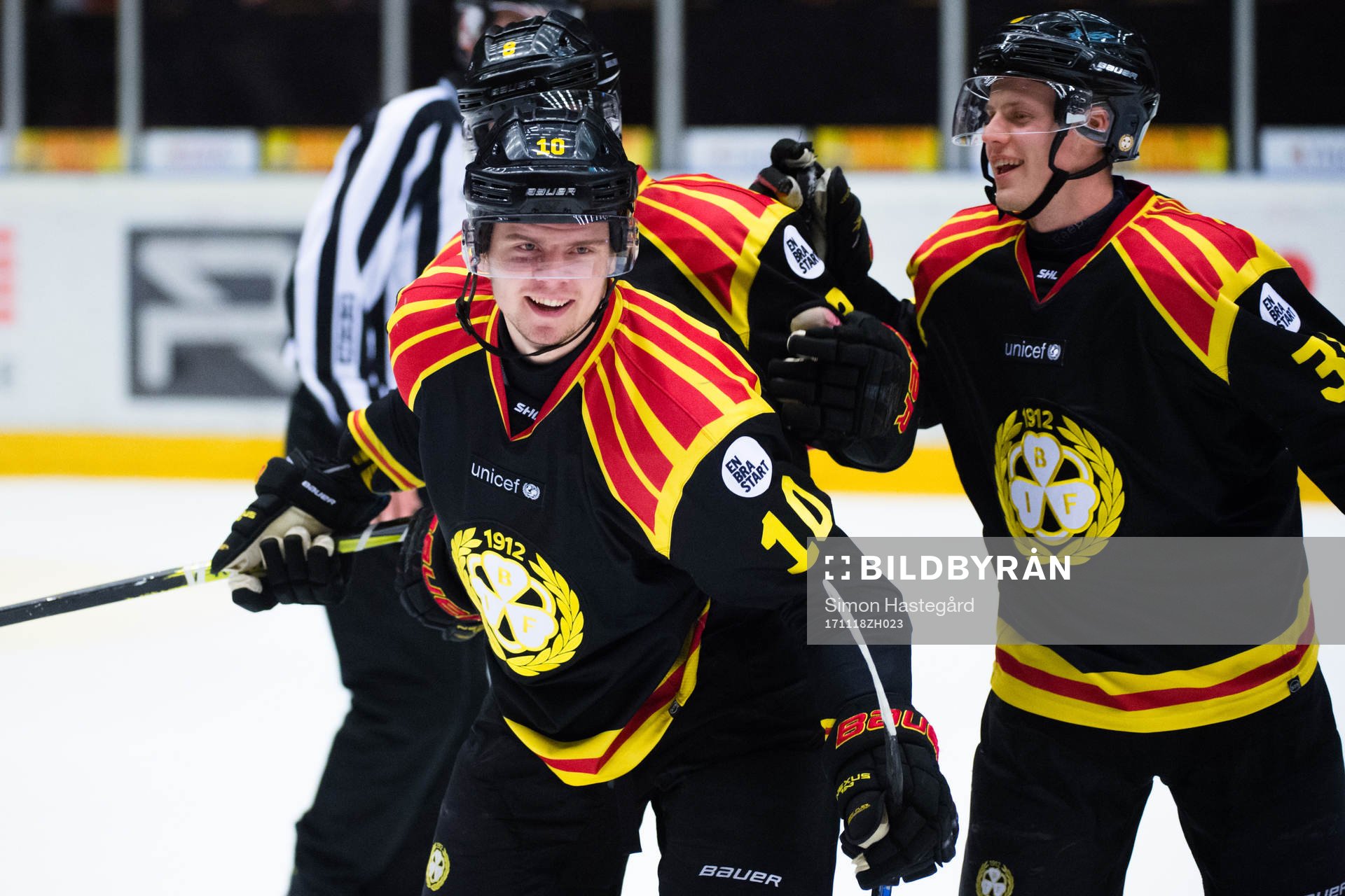 Brynäs Marcus Ersson jublar