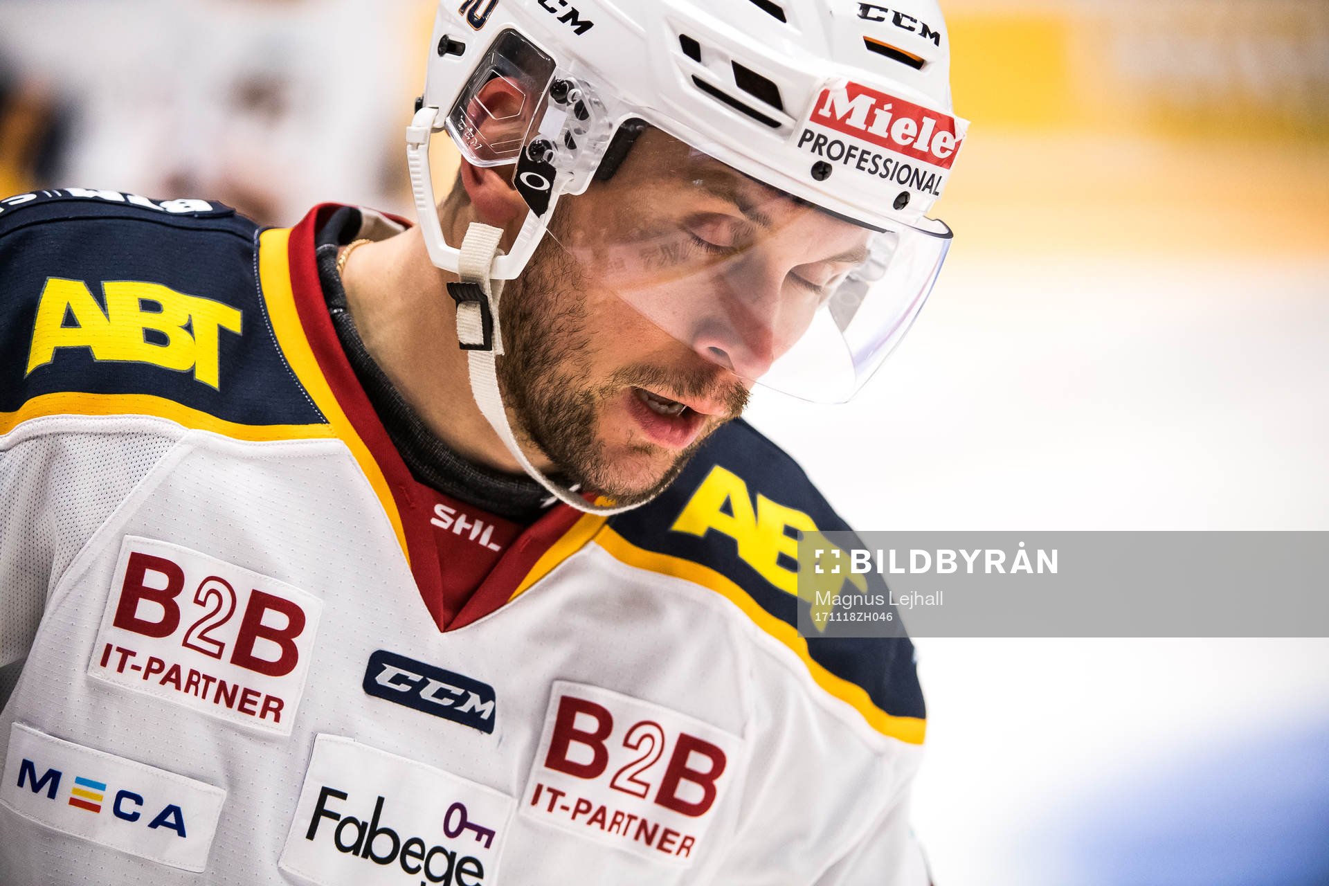 Djurgårdens Niclas Bergfors  deppar