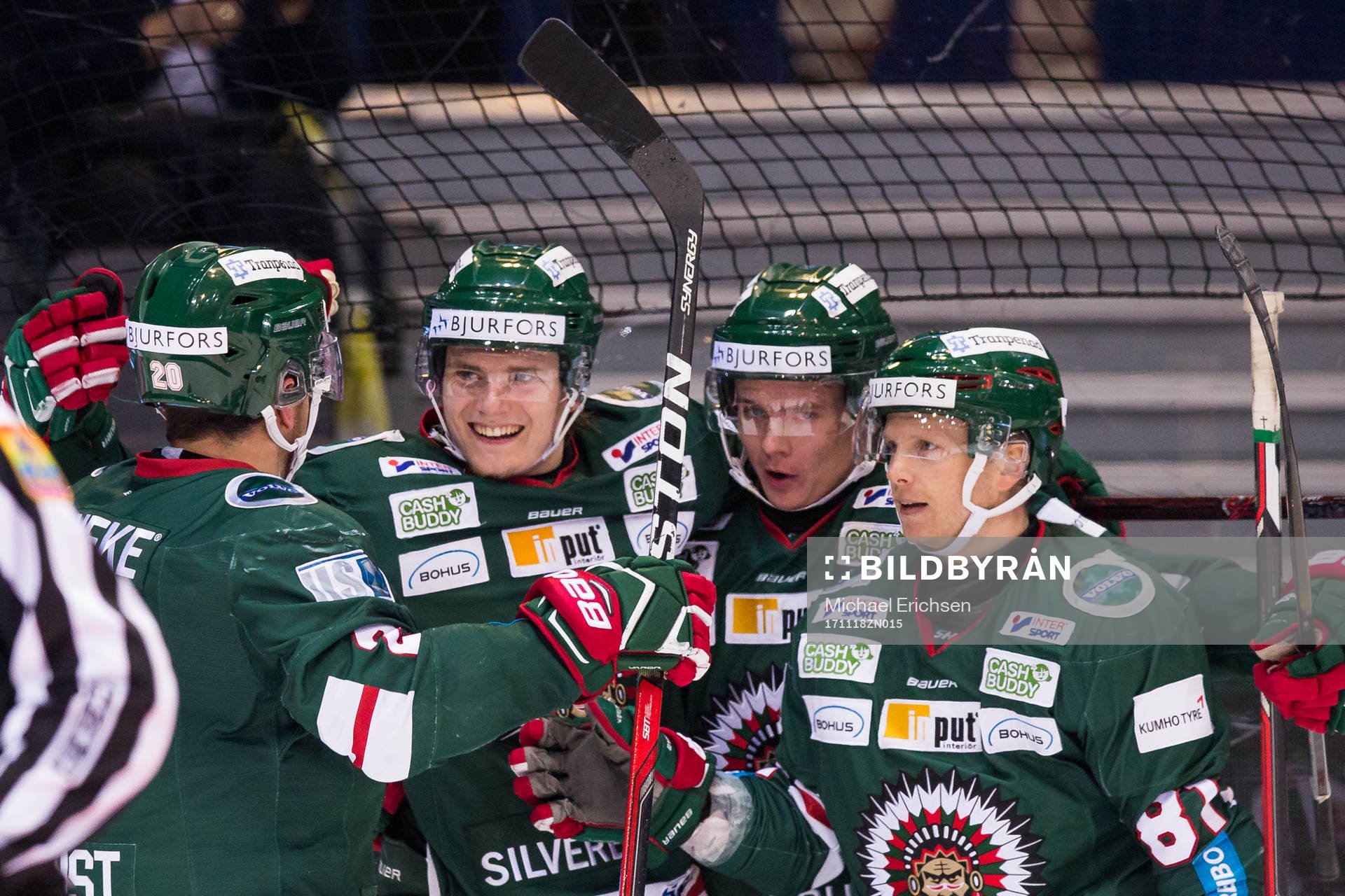 Frölundas Lias Andersson jublar