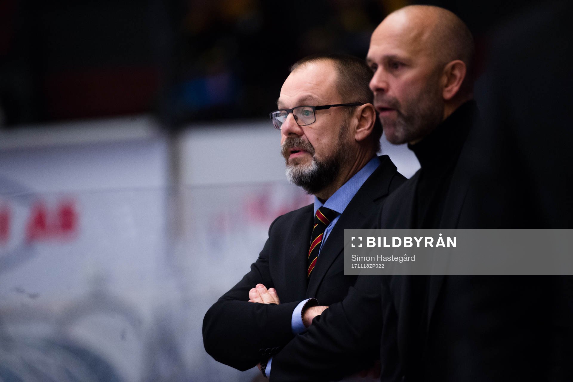 Brynäs målvaktstränare Per-Erik Alcén och tränare