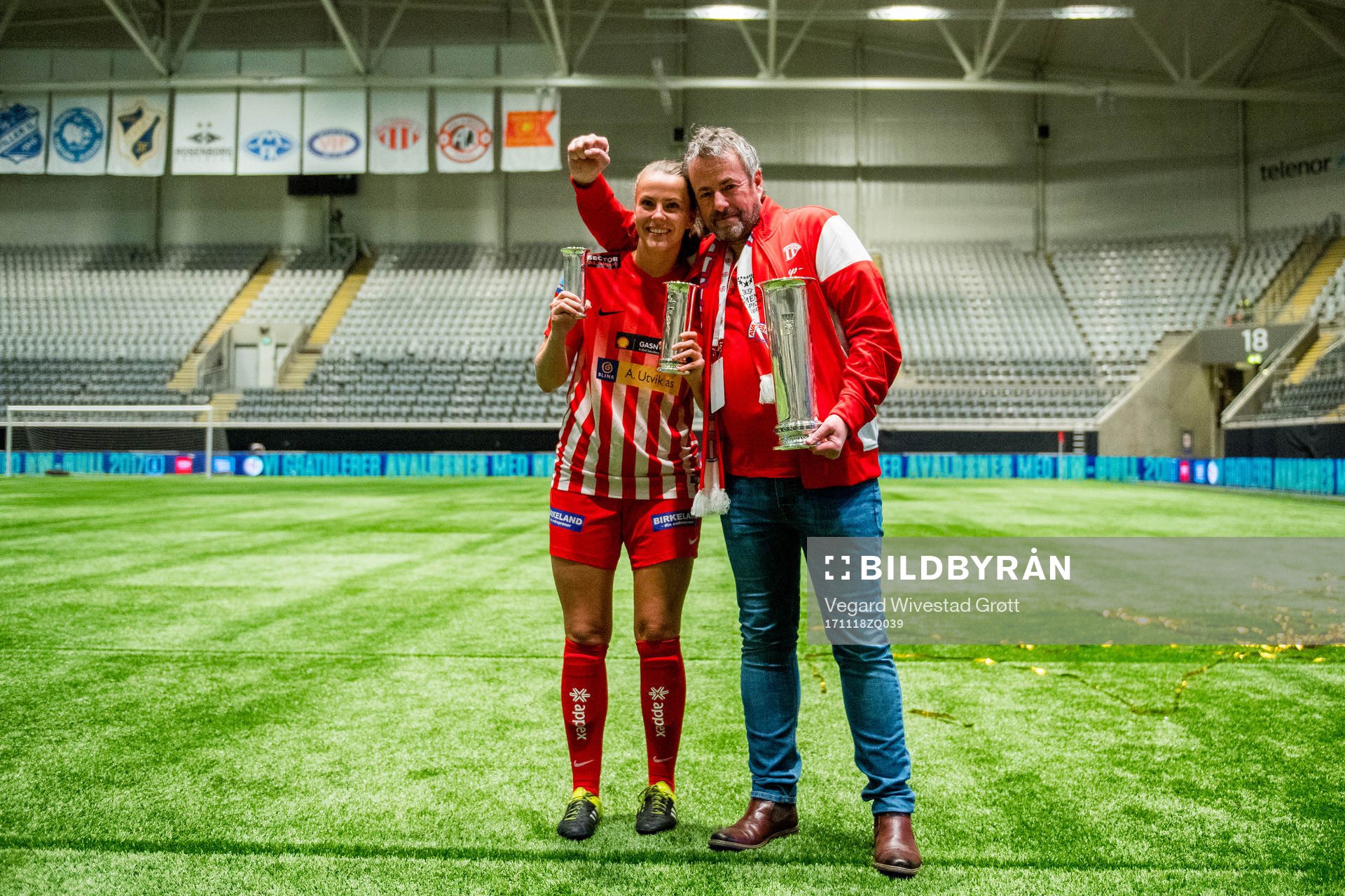 Nathalie Jøsang Utvik and Arne Utvik of Avaldsnes with the