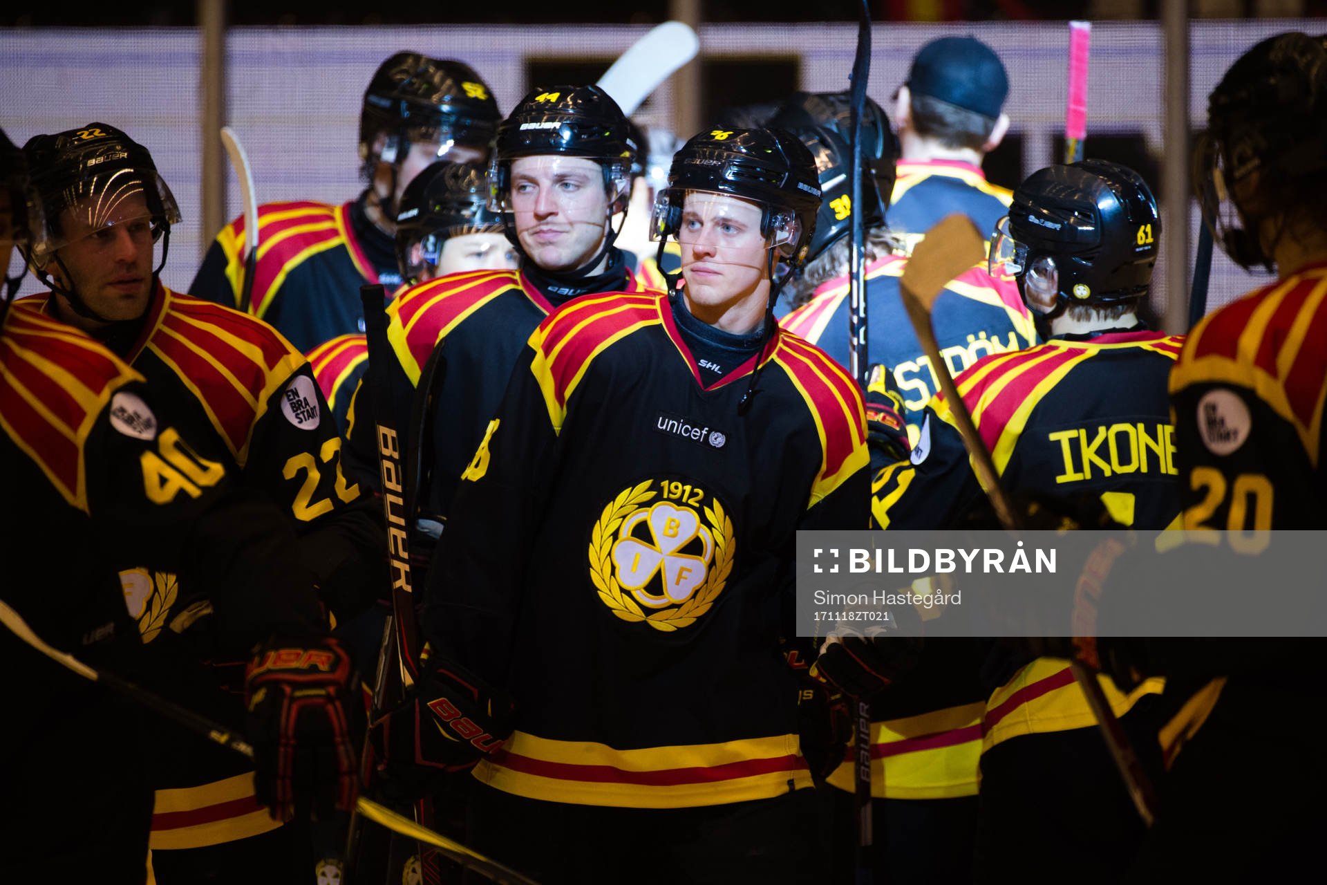 Brynäs Linus Ölund  jublar