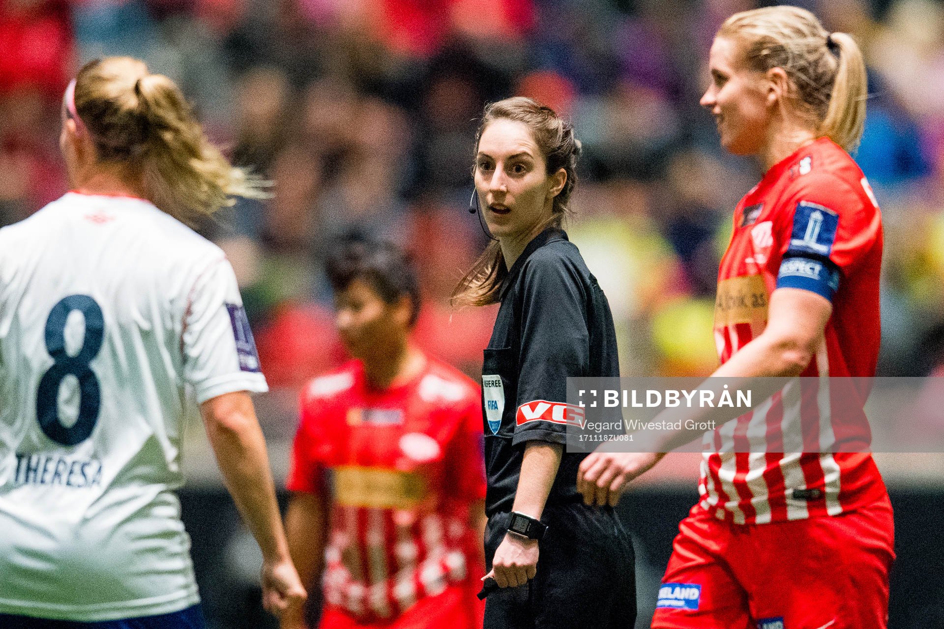 Referee Henrikke Holm Nervik
