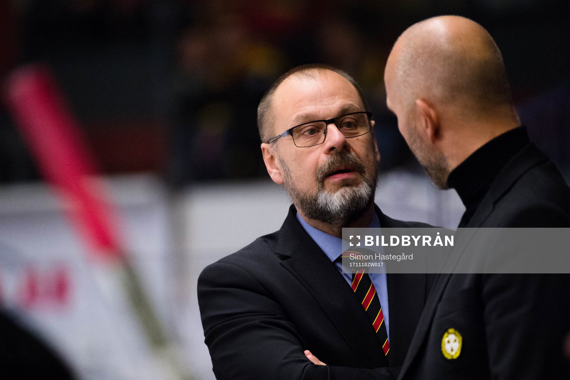 Brynäs målvaktstränare Per-Erik Alcén och tränare