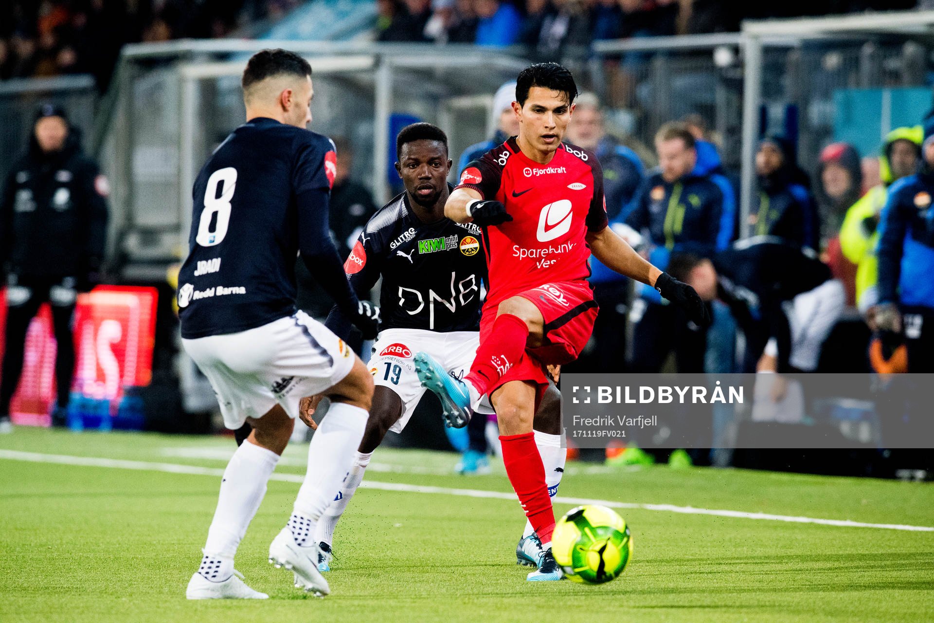 Bassel Jradi, Francisco Júnior of Strømsgodset and Deyver