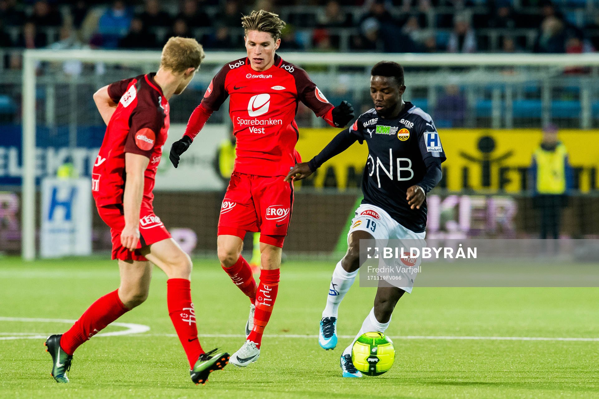 Peter Orry Larsen, Kasper Skaanes of Brann and Francisco