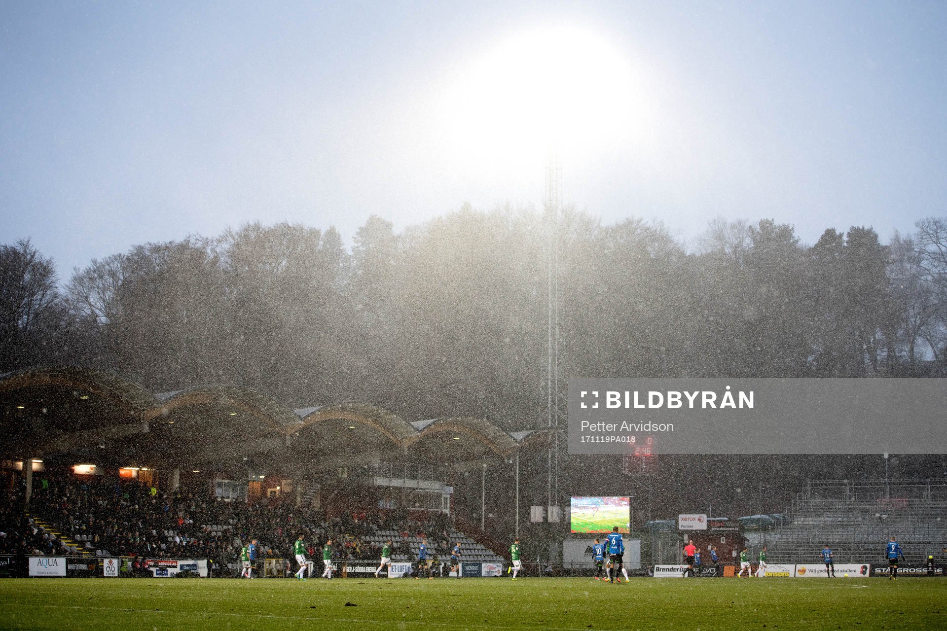 Kraftigt snöfall