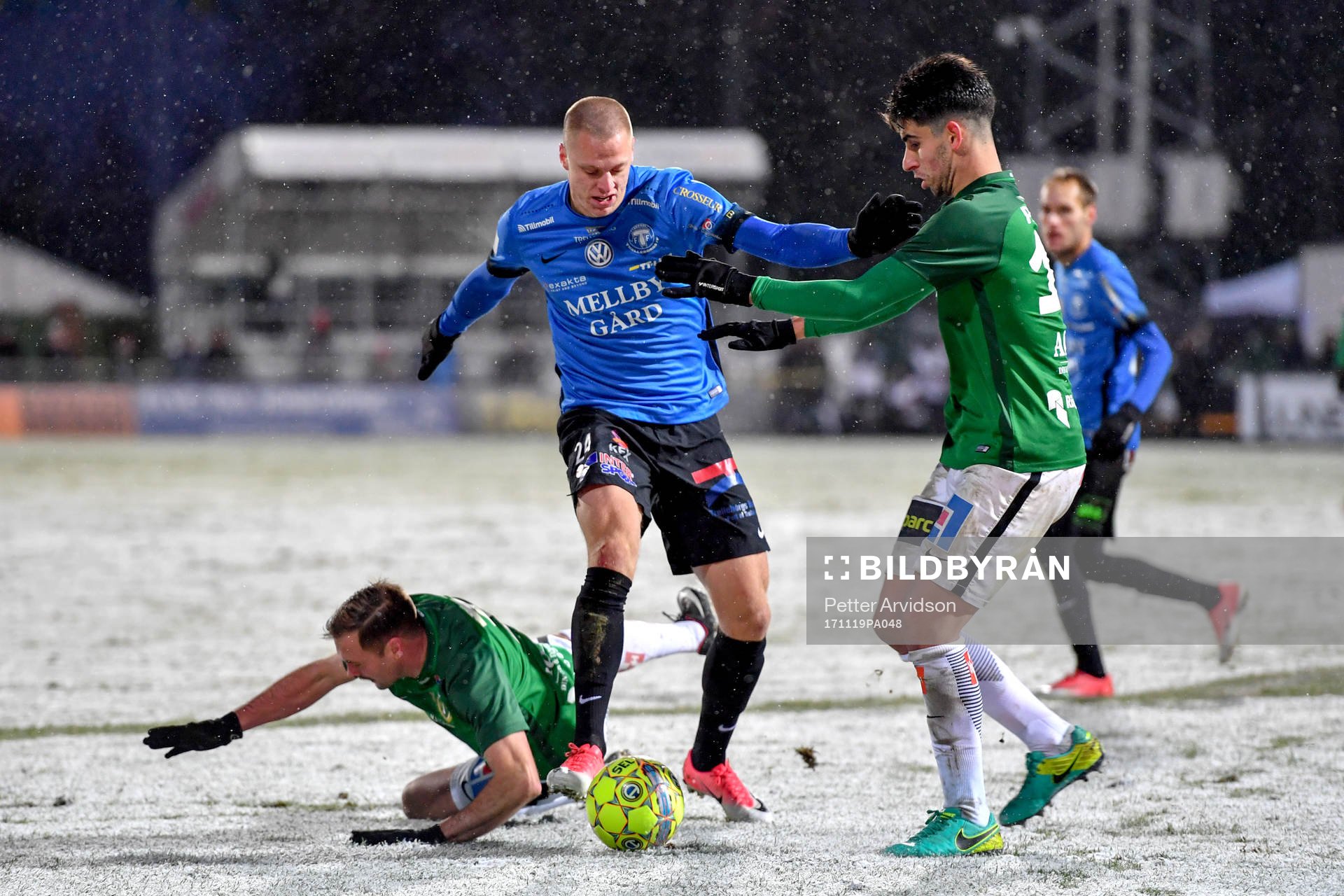 Trelleborgs Mattias Håkansson och Jönköpings Tom Siwe