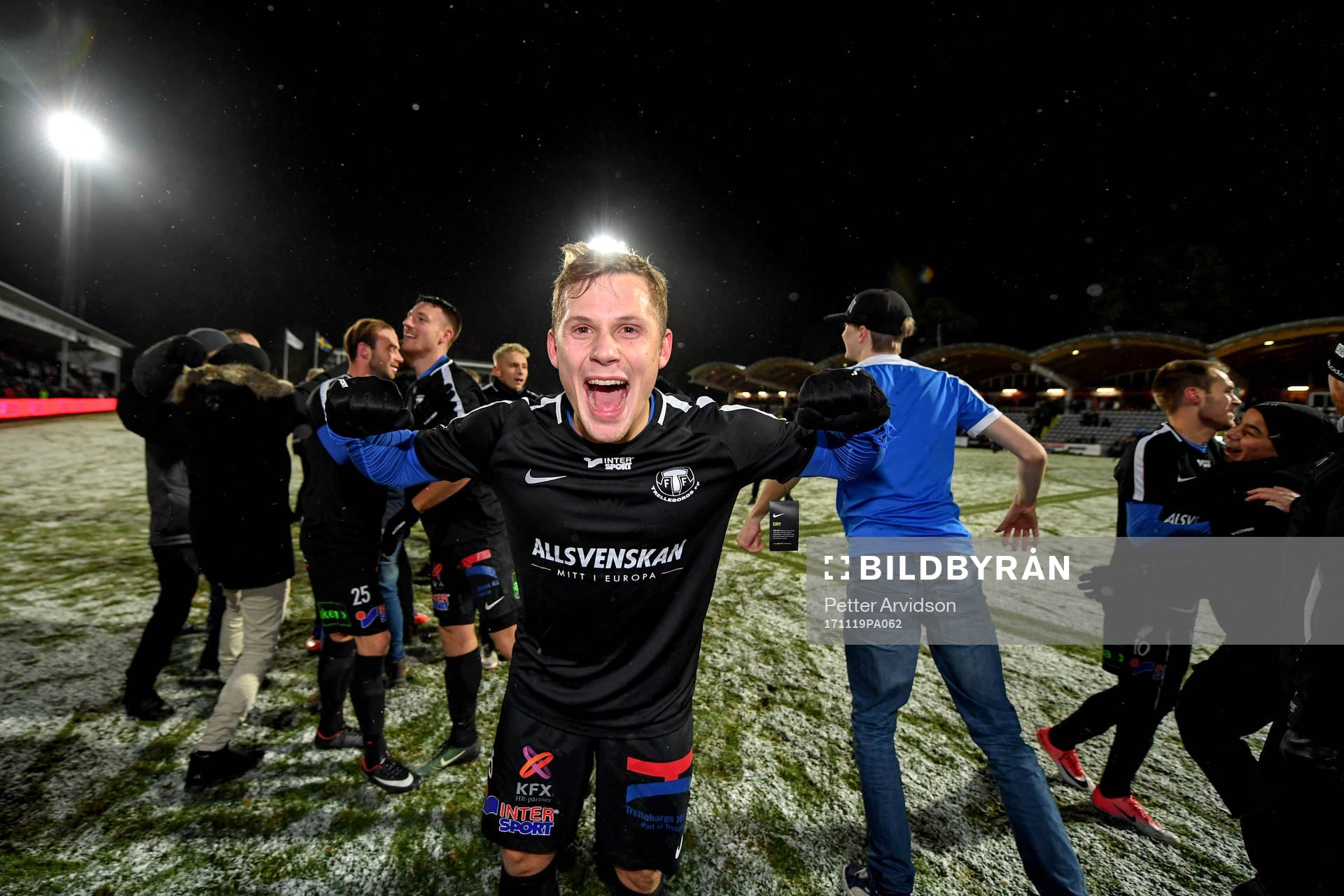 Trelleborgs Erik Andersson jublar