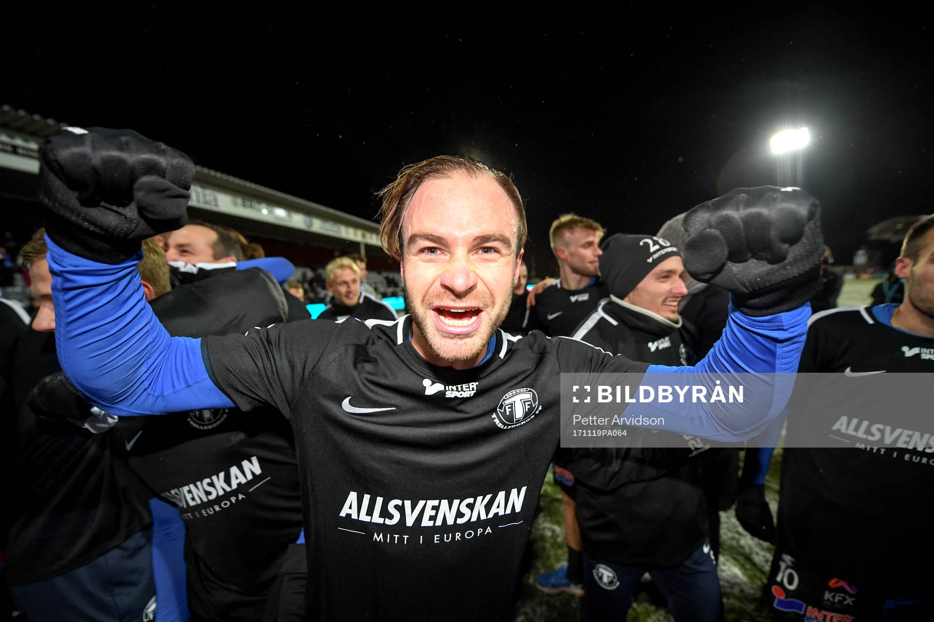 Trelleborgs Robin Jacobsson jublar
