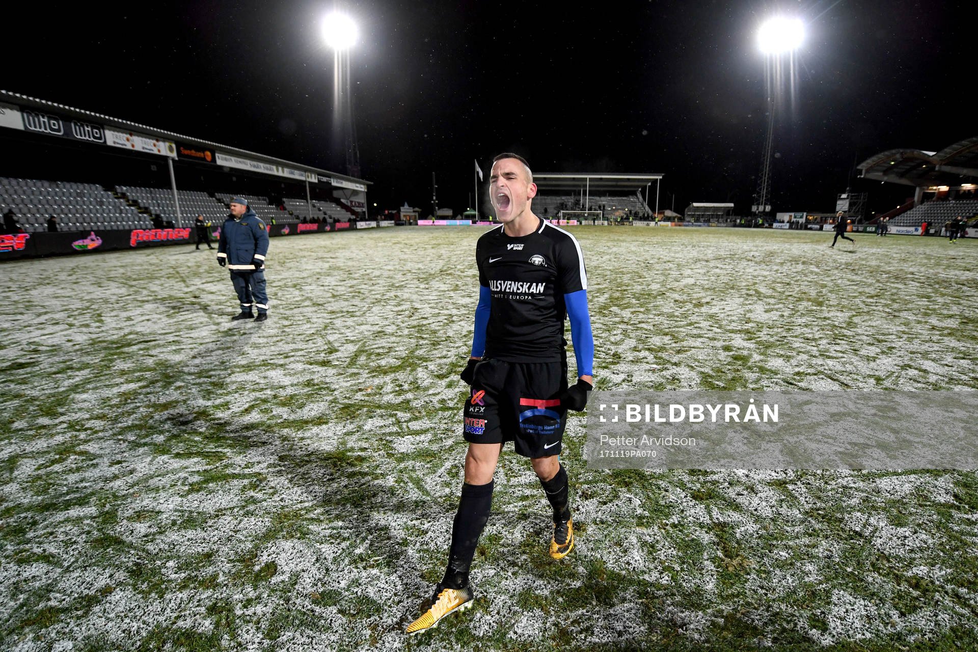Trelleborgs Dino Islamovic jublar