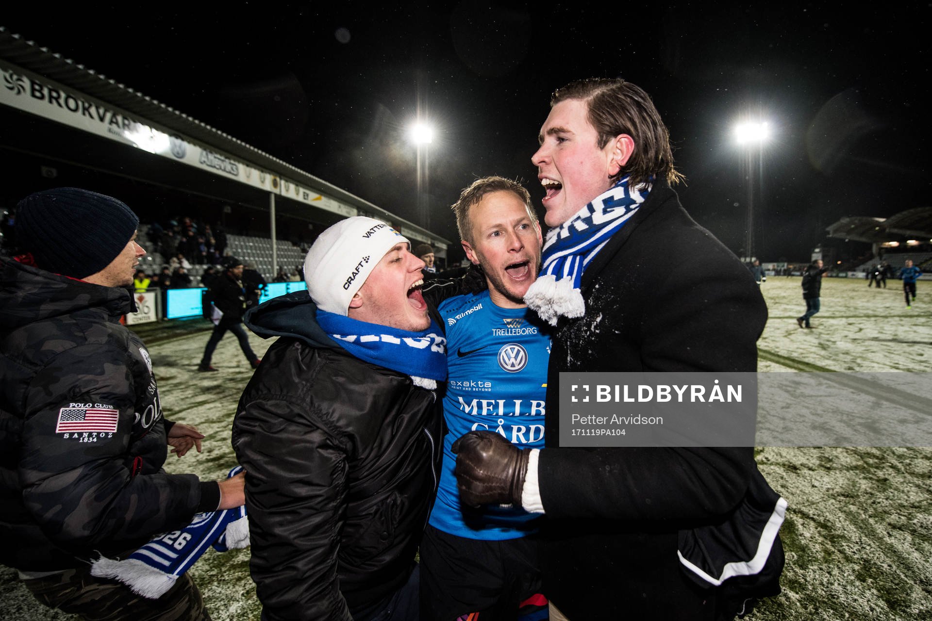 Trelleborgs Magnus Andersson (m) jublar