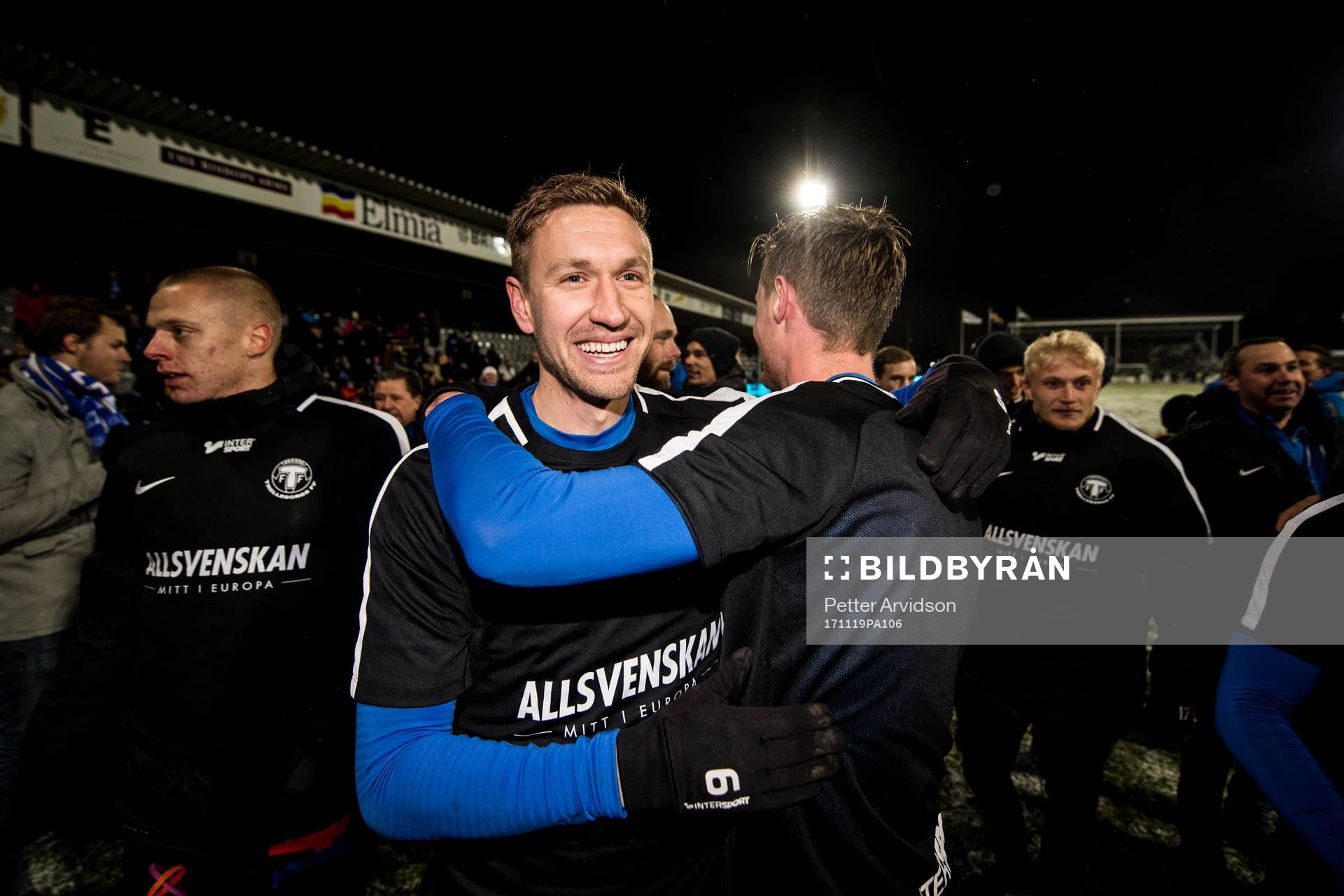 Trelleborgs Magnus Andersson (m) jublar