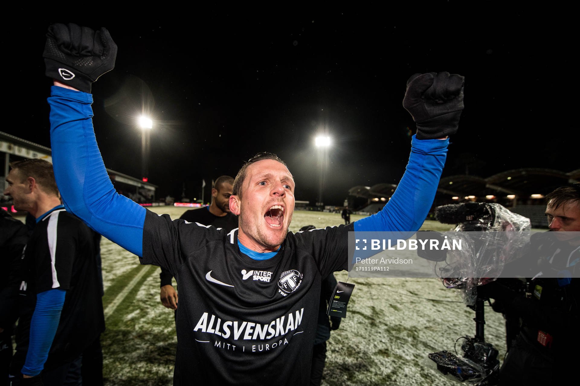 Trelleborgs Kristian Haynes jublar