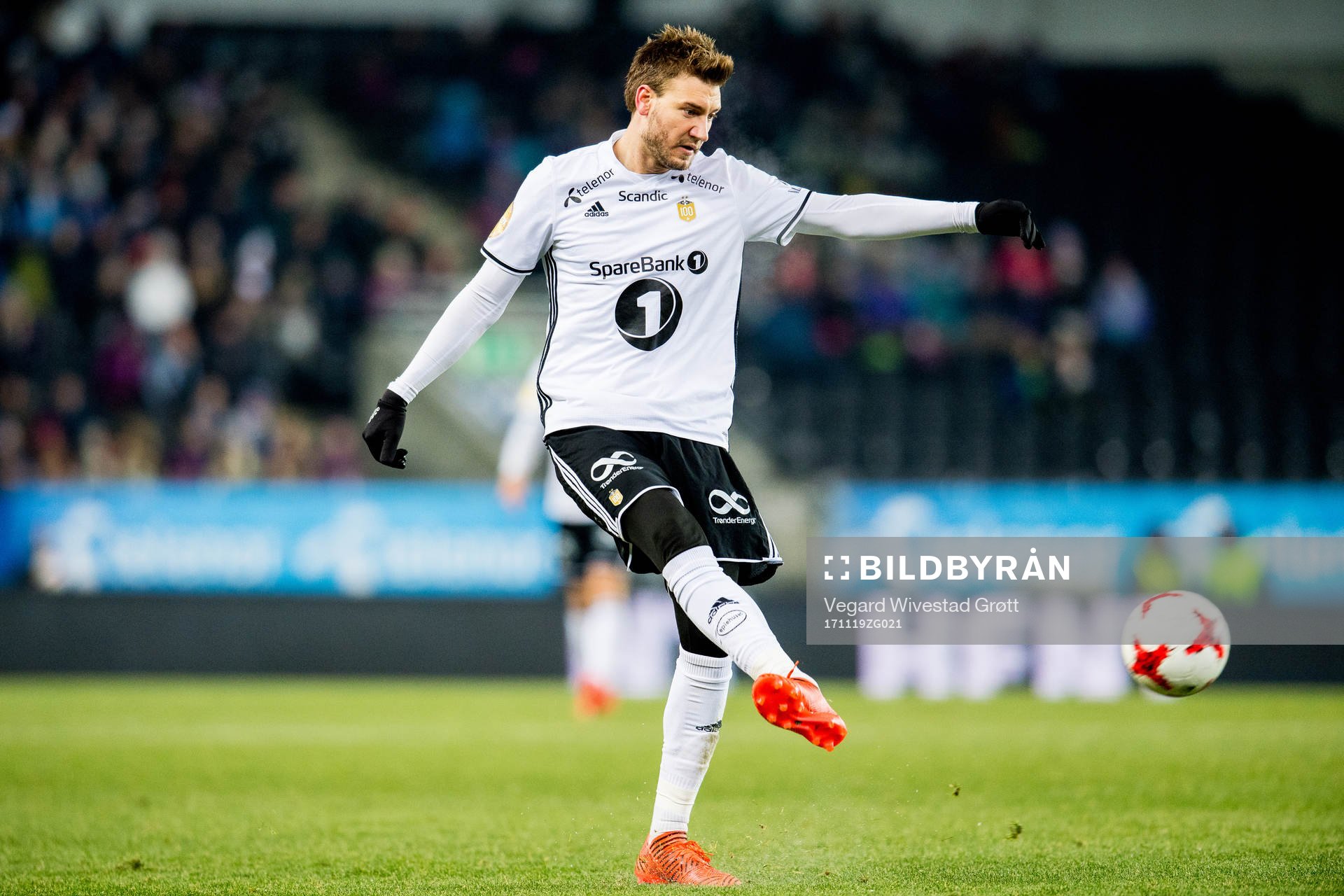 Nicklas Bendtner of Rosenborg