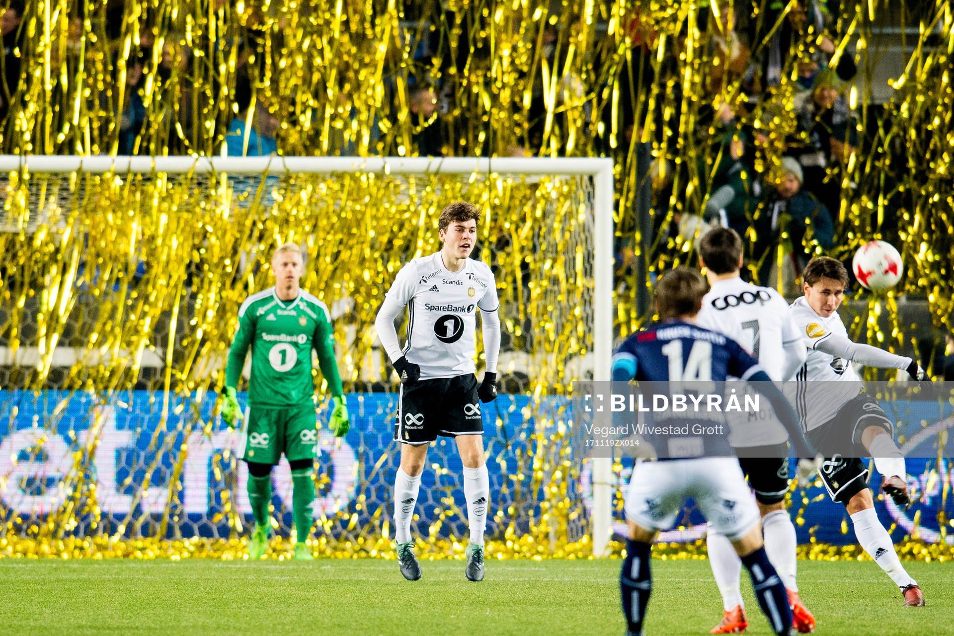 Jacob Rasmussen and Anders Trondsen of Rosenborg