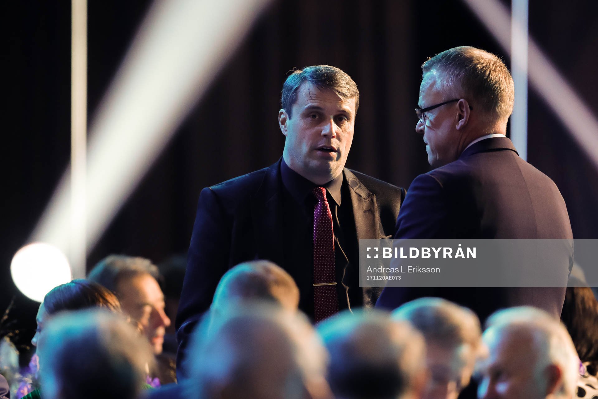 Östersunds ordförande Daniel Kindberg och Janne Andersson