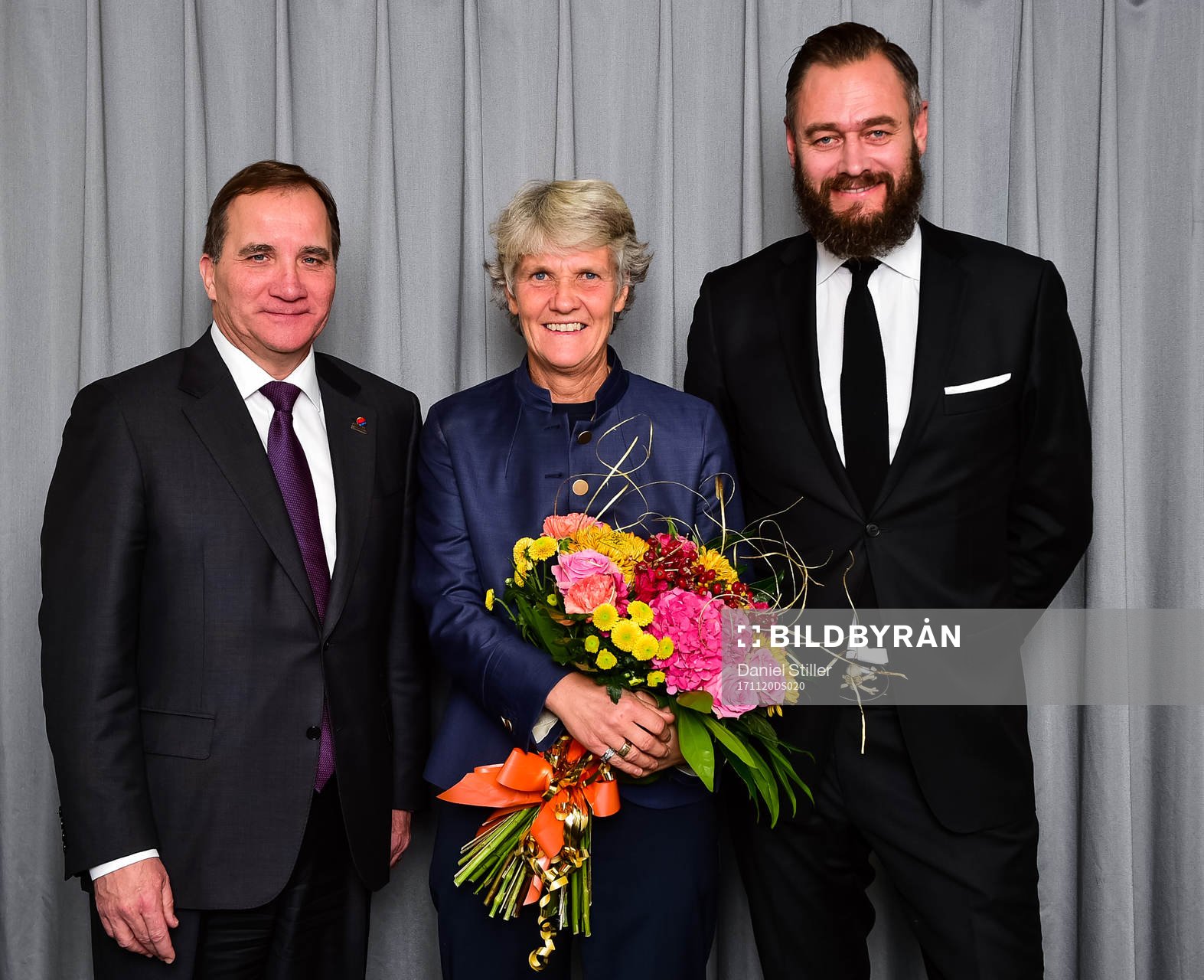 Statsminister Stefan Löfven och Olof Lundh