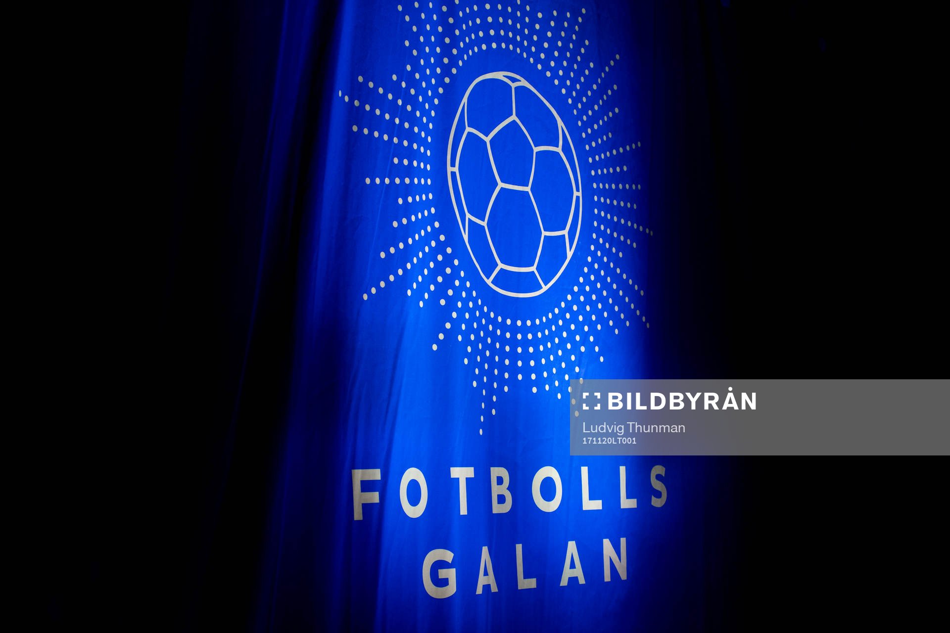 En logotype för fotbollsgalan