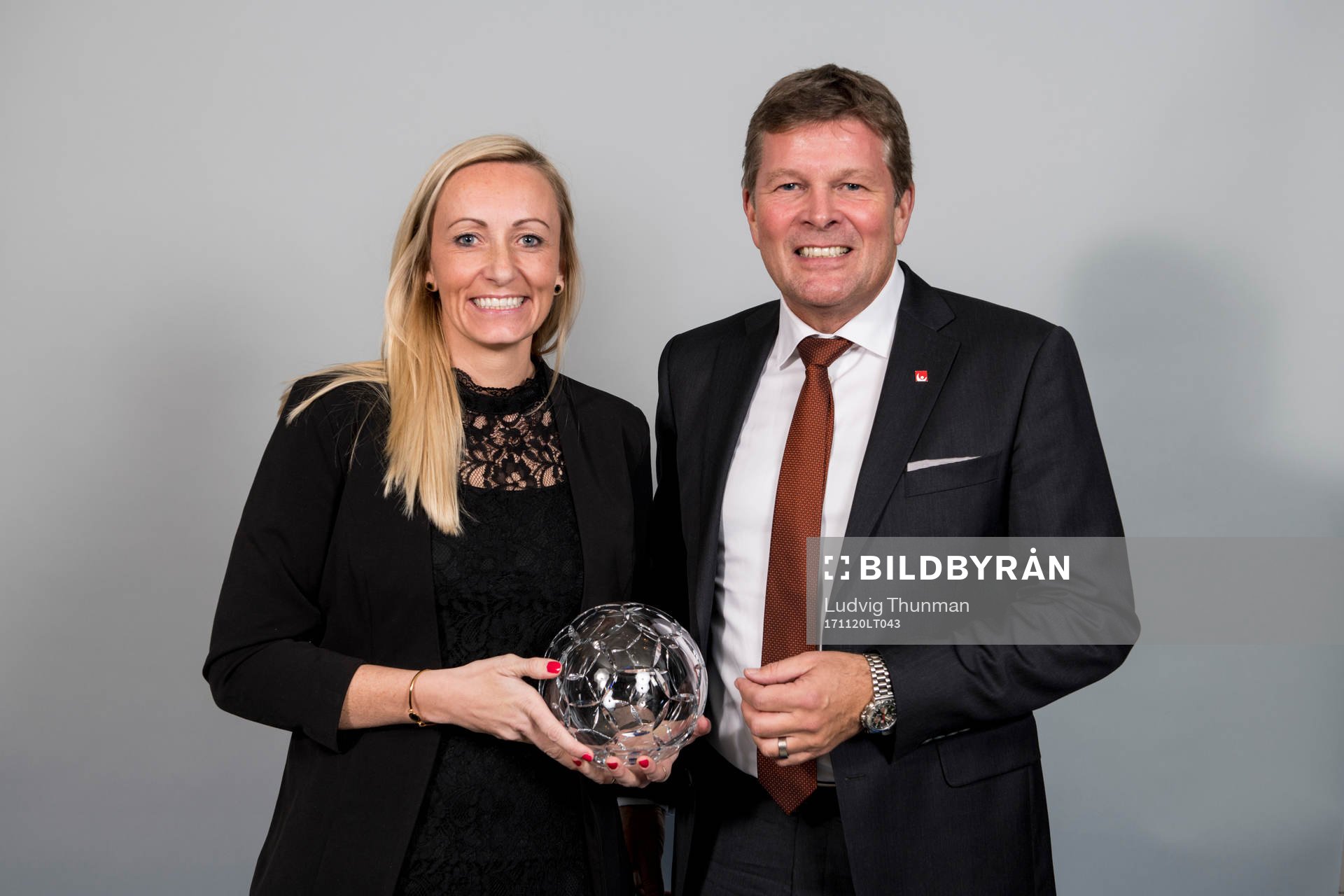 Elisabeth Gunnarsdottir, årets tränare dam och Lennart
