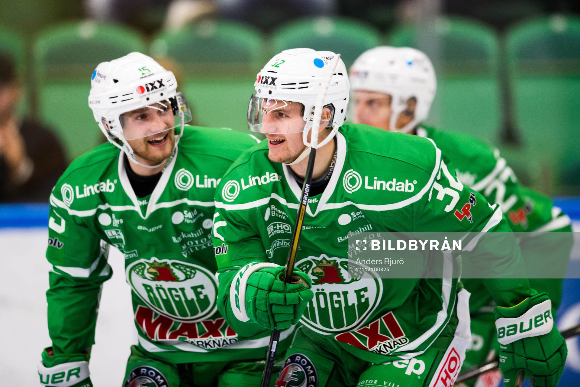 Rögles Melvin Karlsson jublar