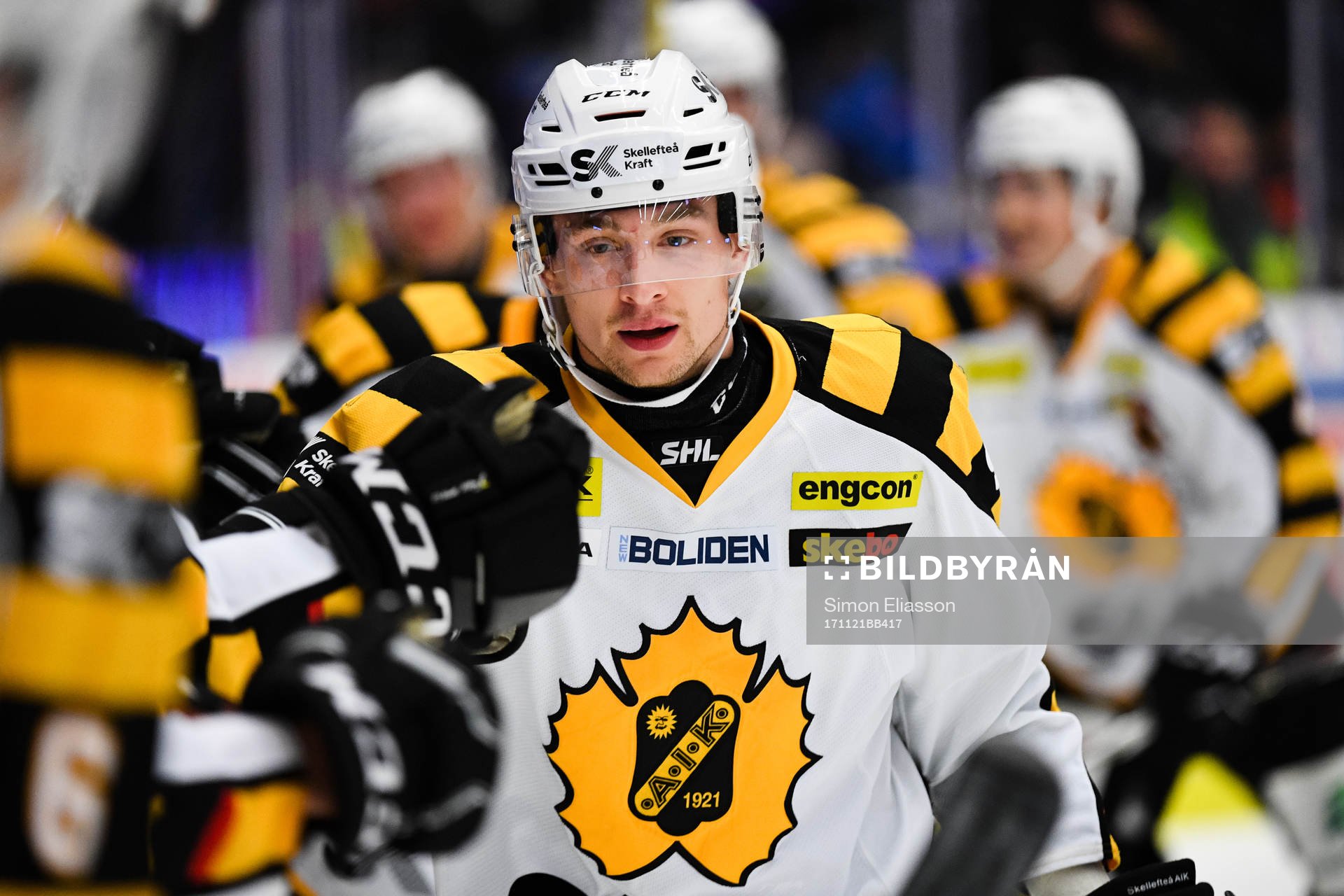 Skellefteås Adam Pettersson jublar