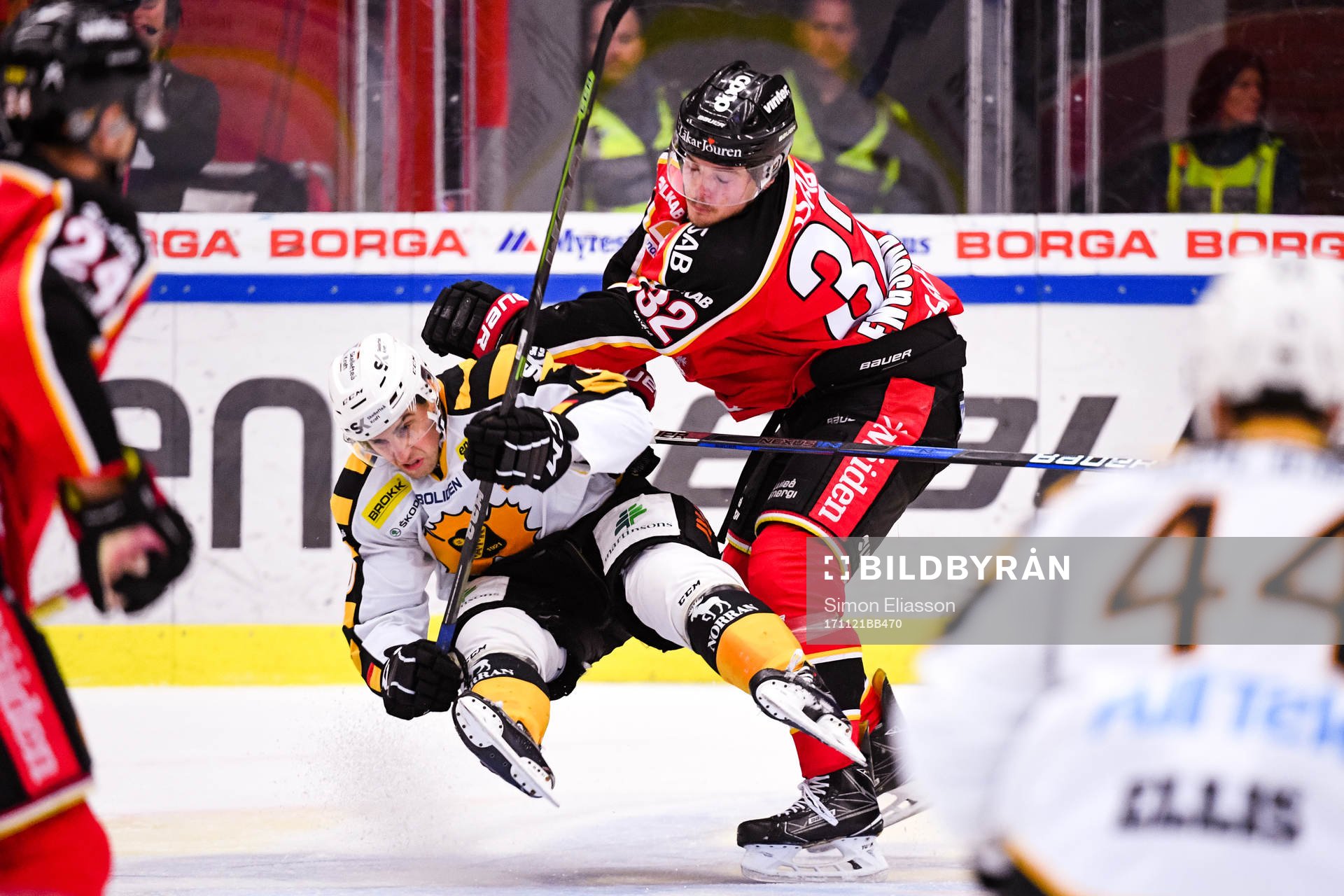 Skellefteås Joakim Lindström och Luleås Oscar Engsund