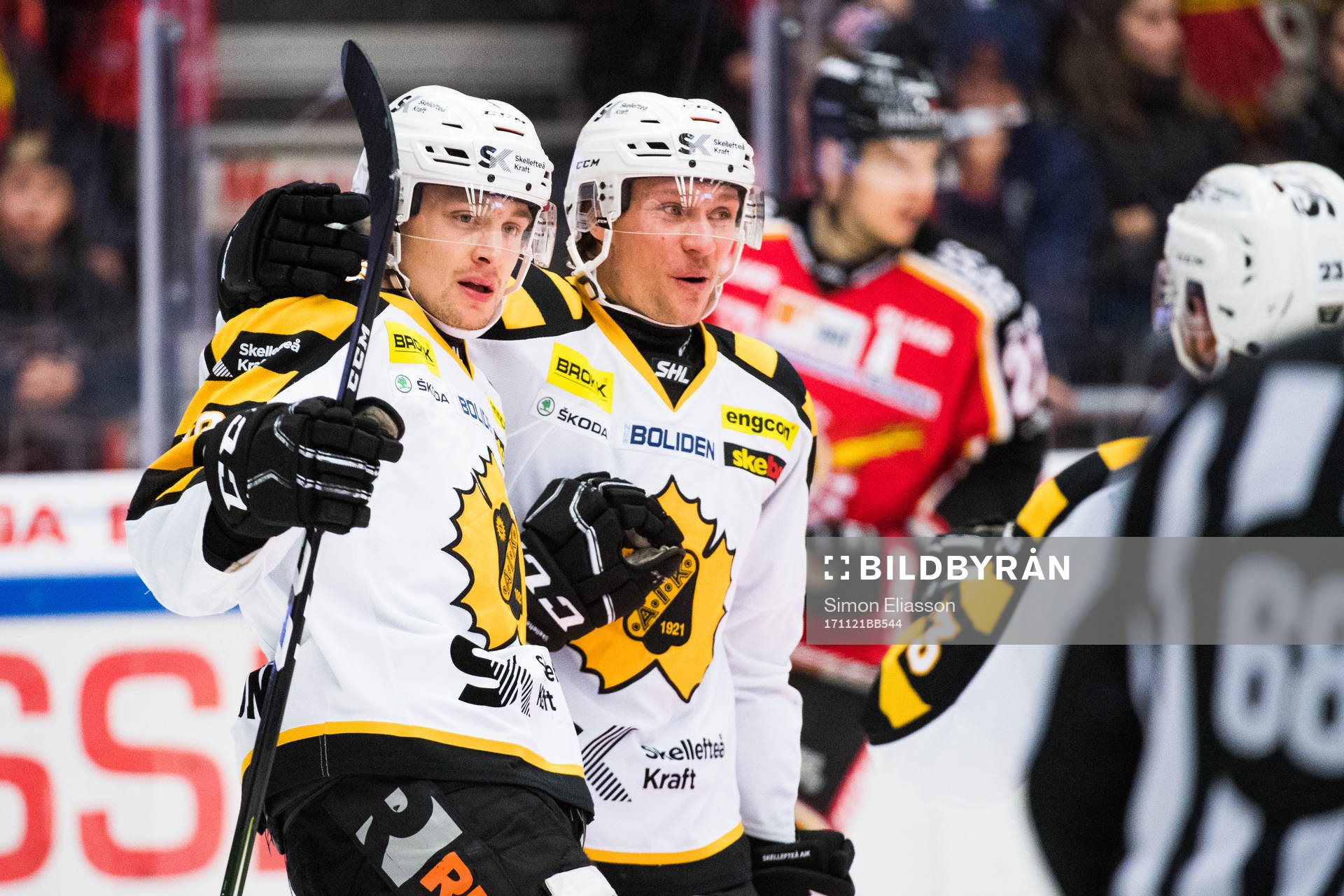 Skellefteås Adam Pettersson jublar