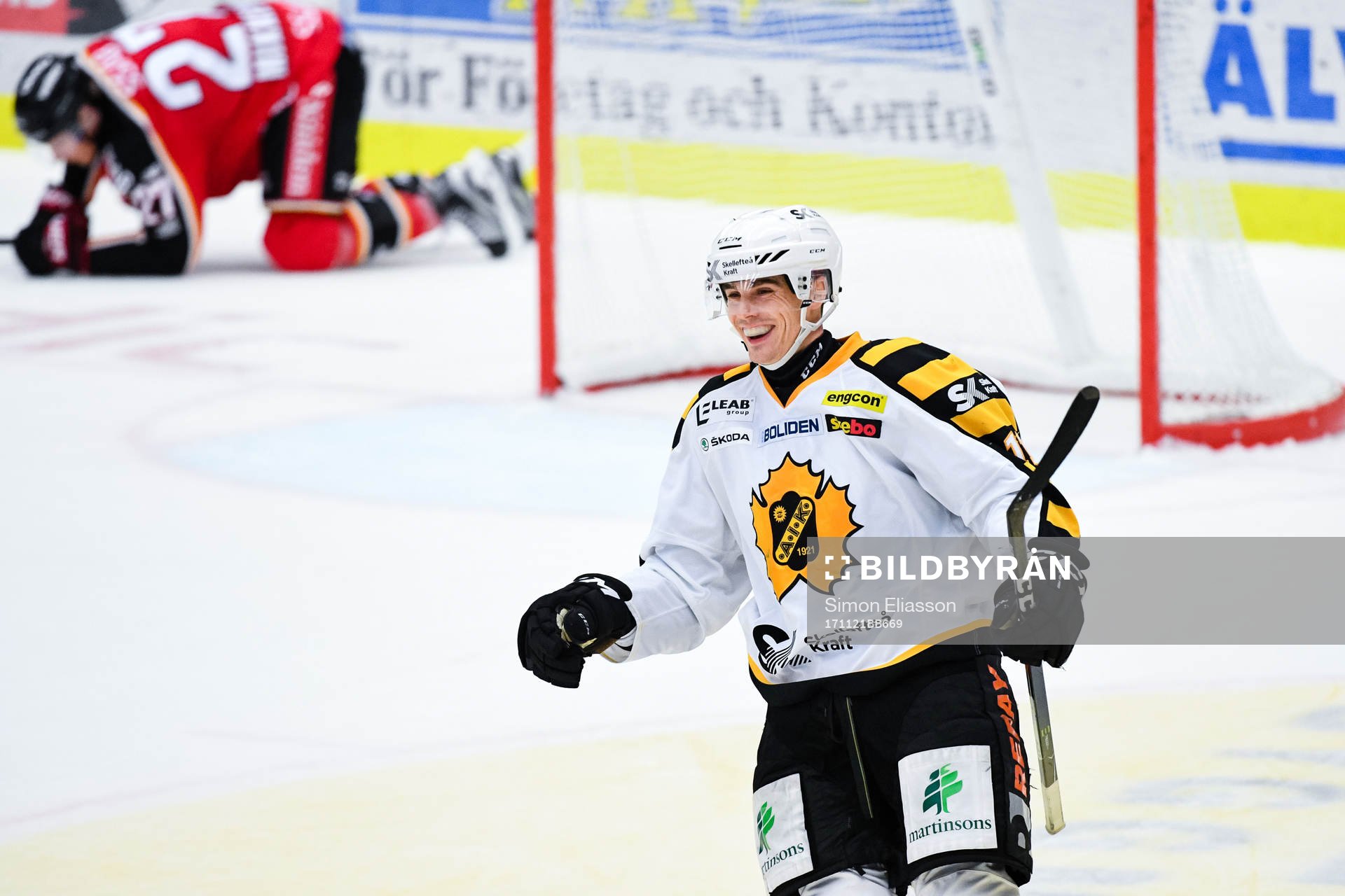 Skellefteås Henrik Hetta jublar