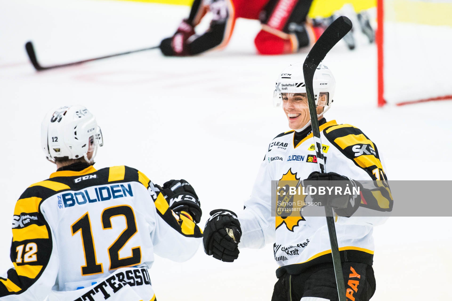 Skellefteås Henrik Hetta jublar