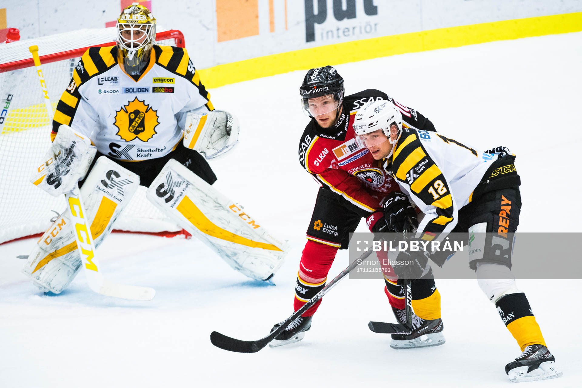 Luleås Einar Emanuelsson och Skellefteås Adam Pettersson