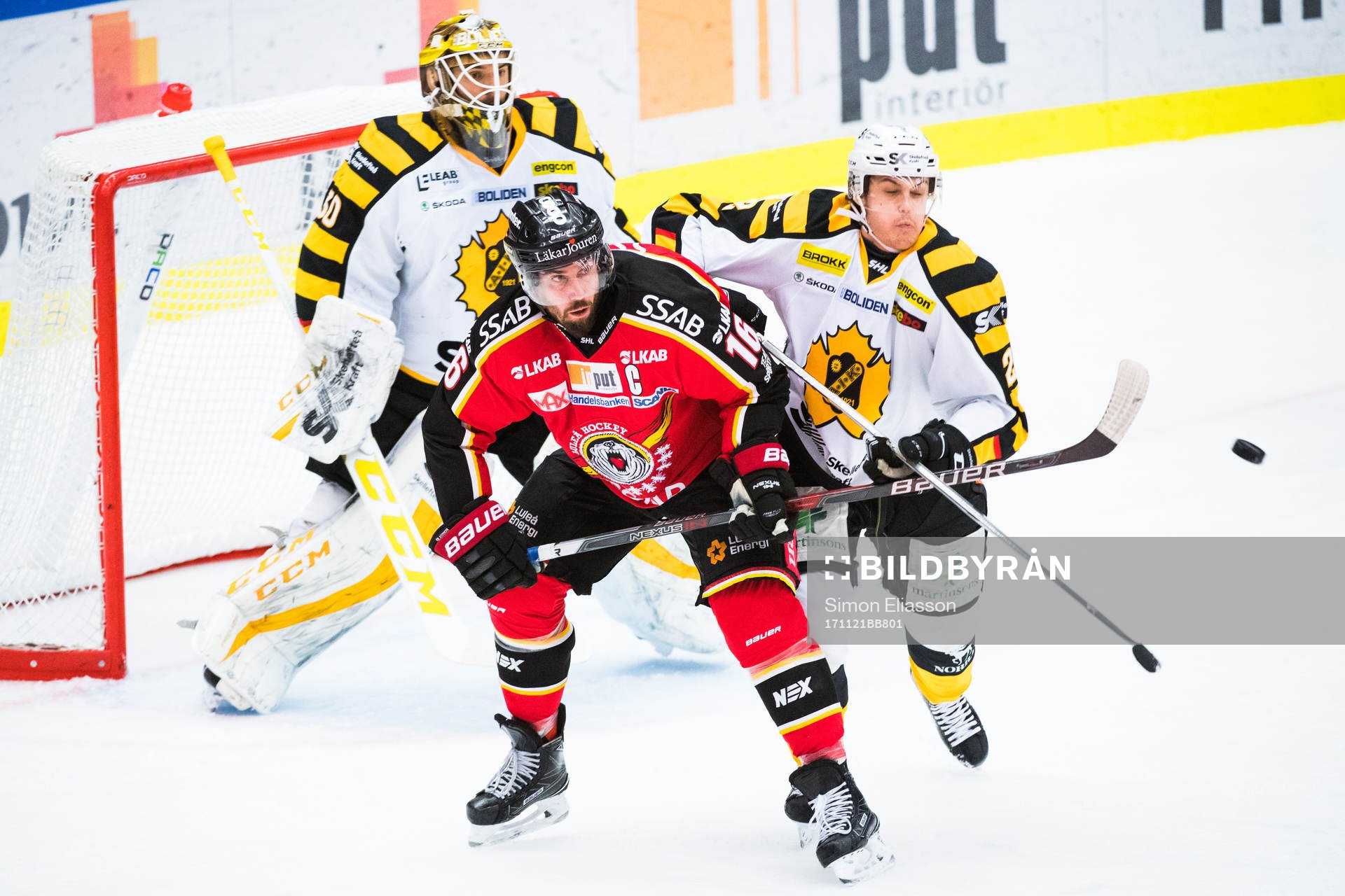 Luleås Niklas Olausson och Skellefteås Anton Danielsson
