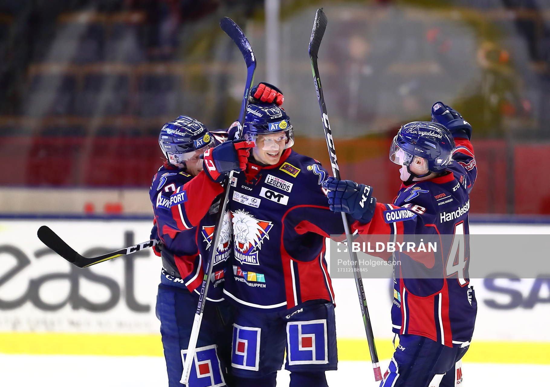 Linköpings Ken Andre Olimb, Mathis Olimb och Kristian