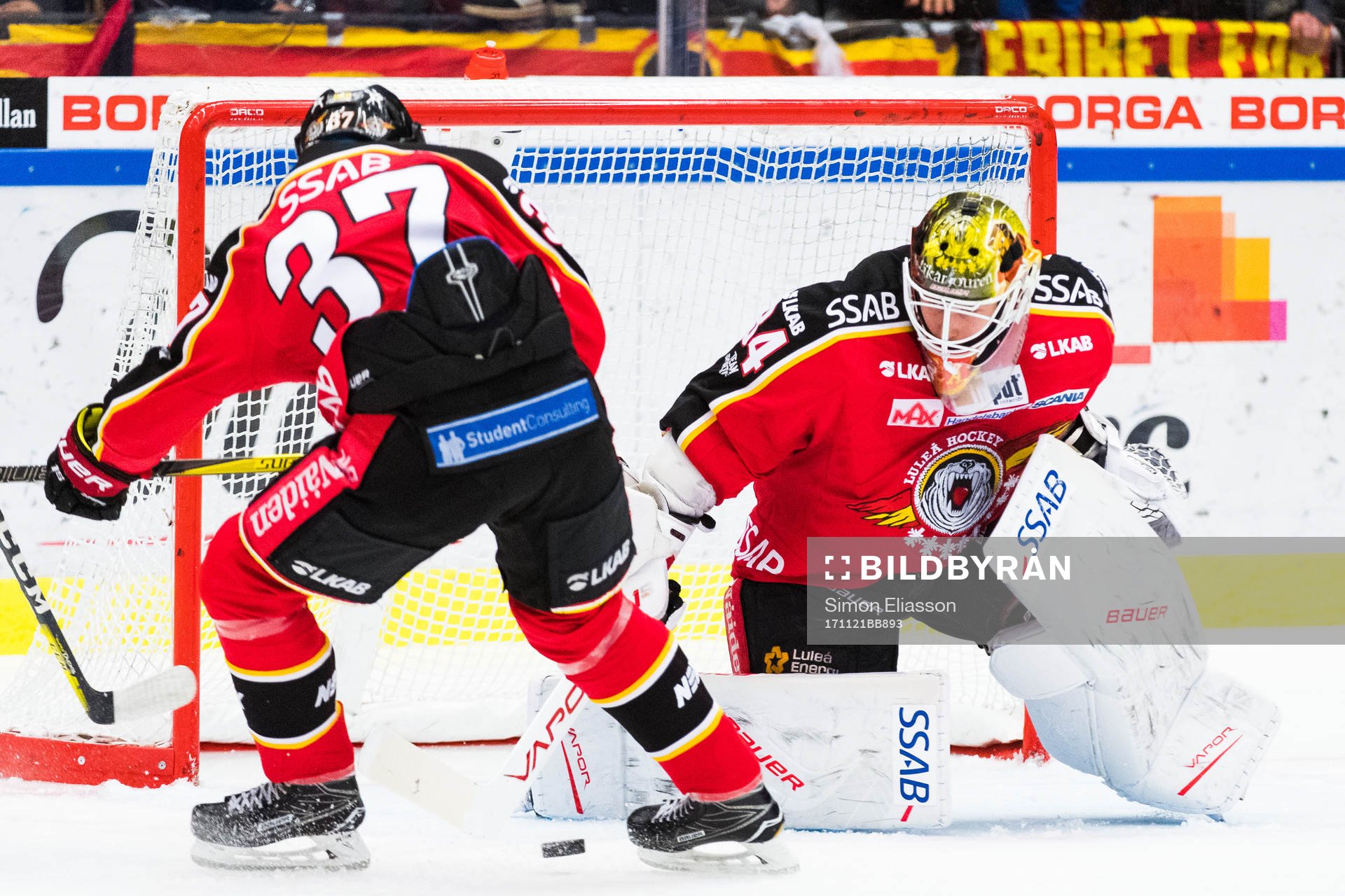 Luleås målvakt Joel Lassinatti