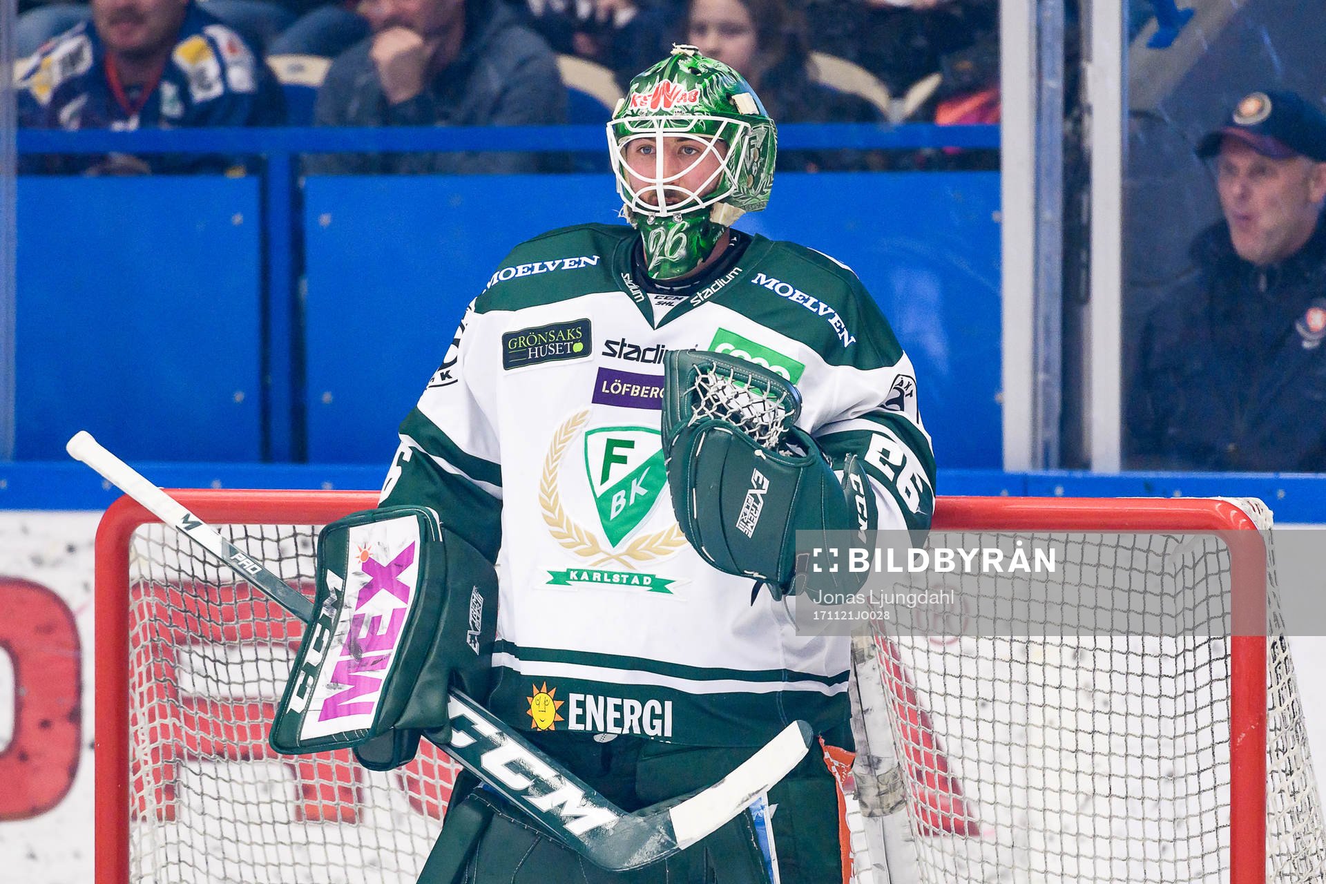 Färjestads målvakt Stefan Steen