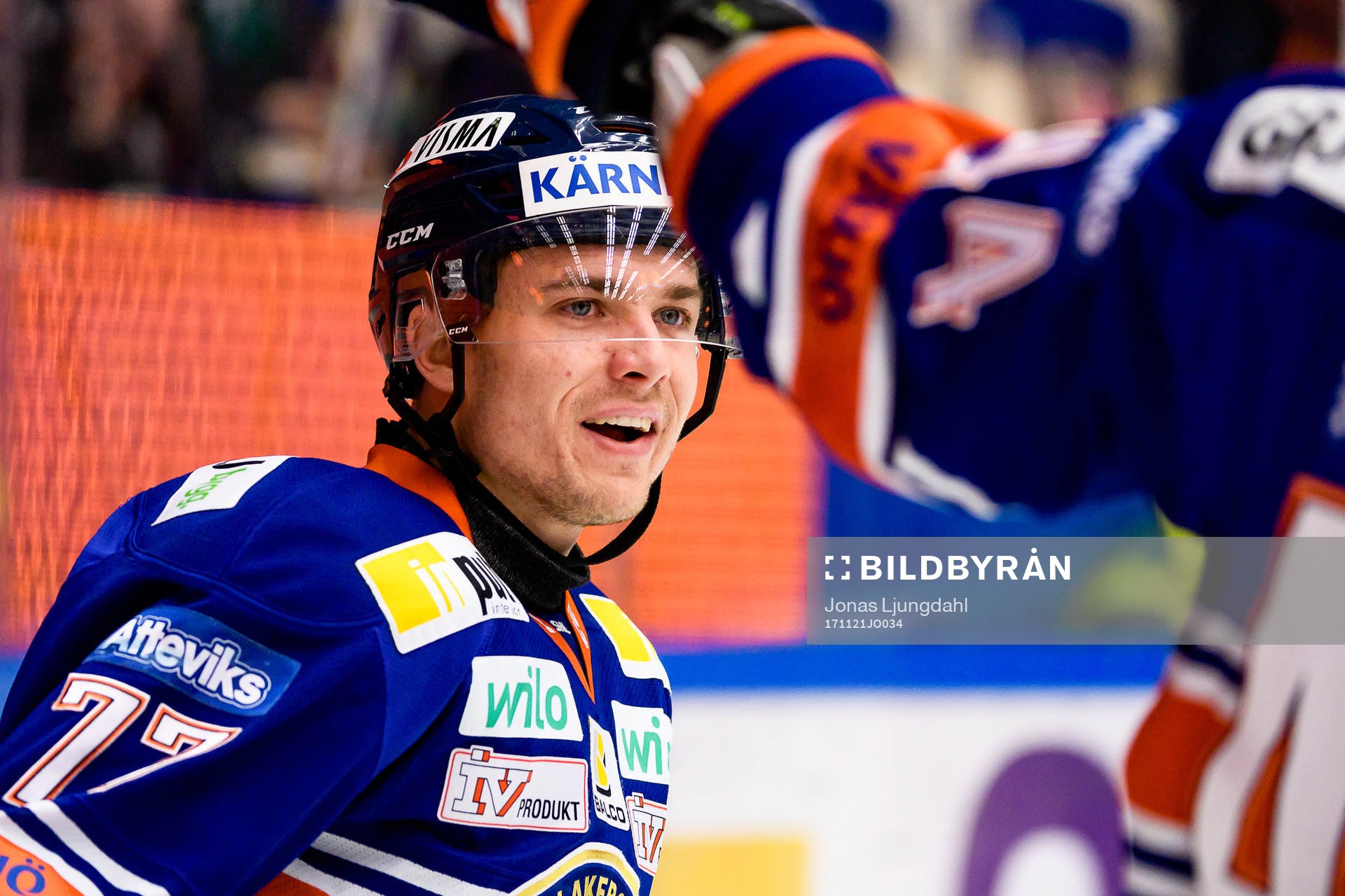 Växjös Pontus Netterberg jublar