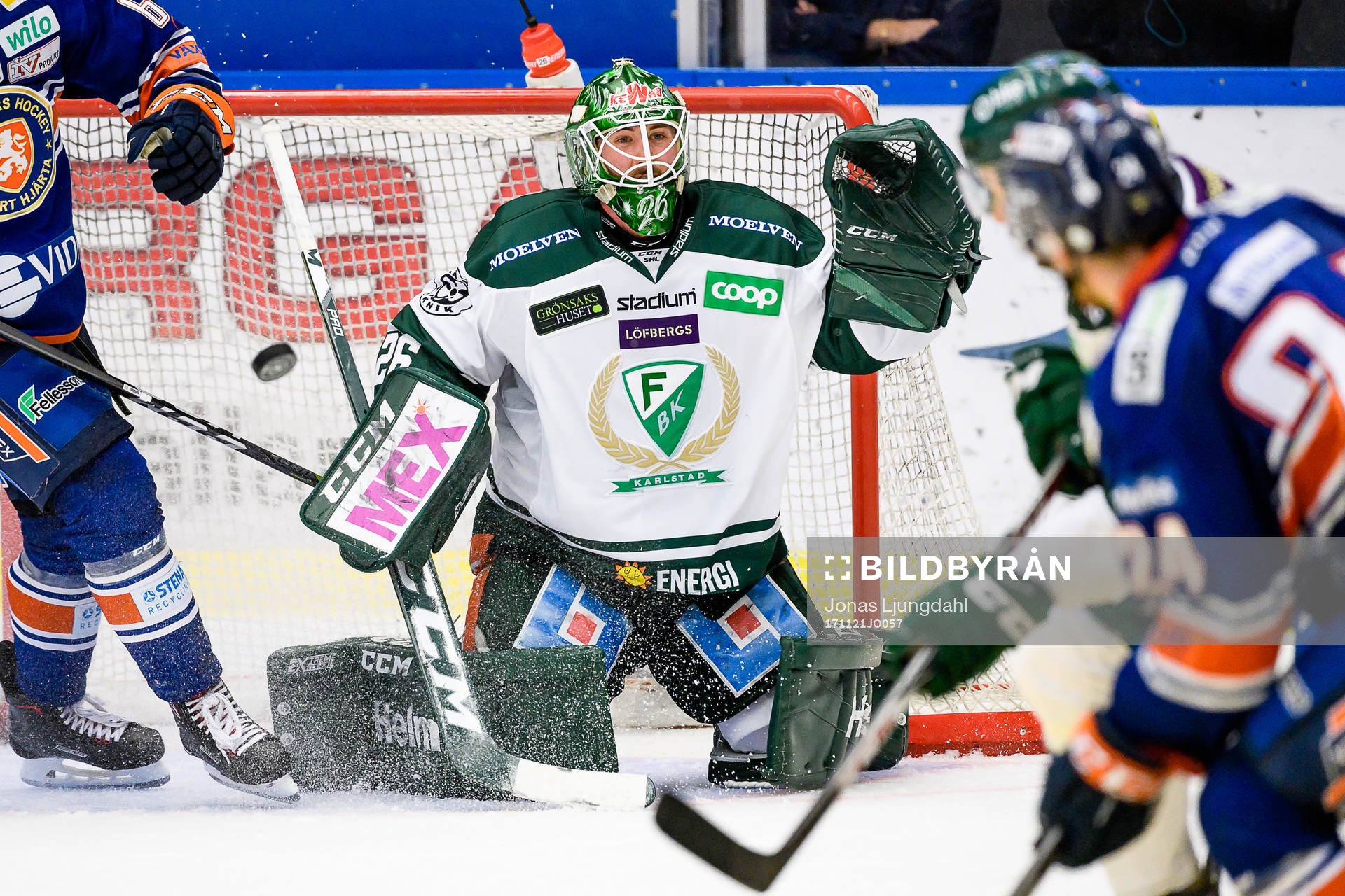 Färjestads målvakt Stefan Steen