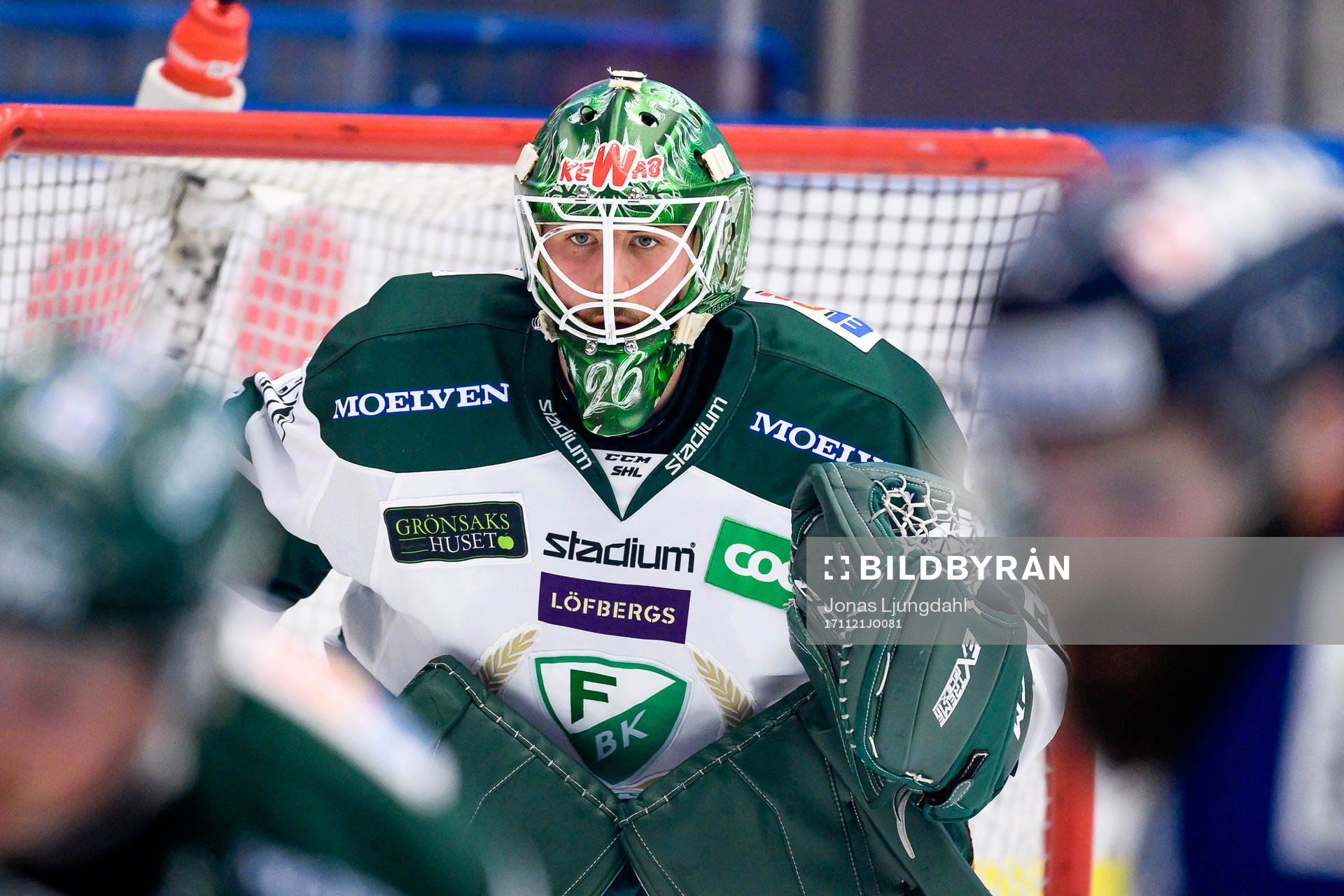 Färjestads målvakt Stefan Steen