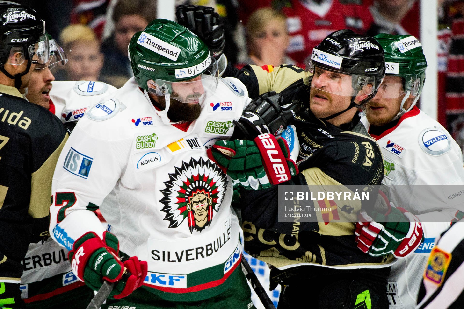 Frölundas Mike Weber i bråk med Malmö Redhawks Frederik