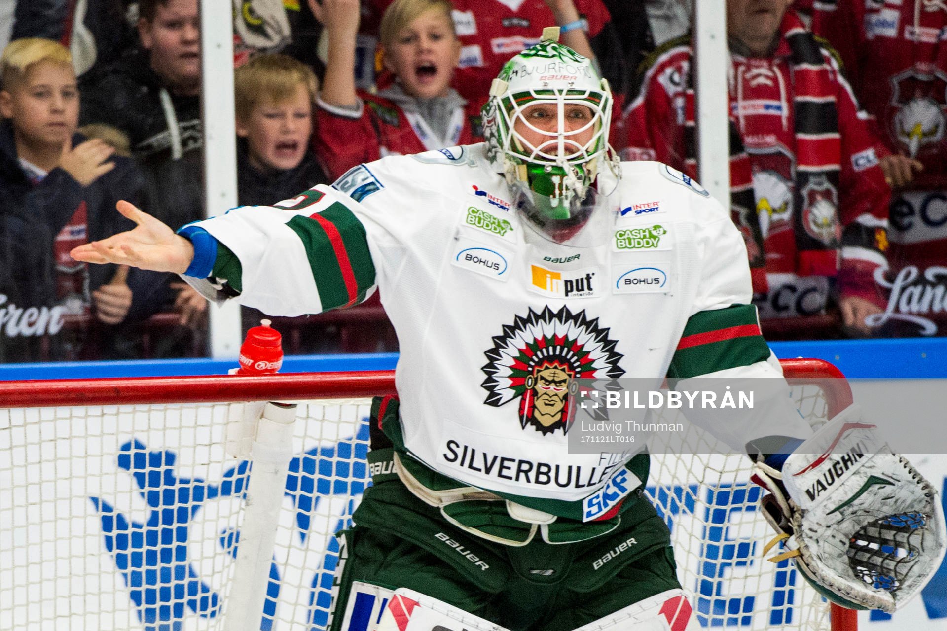 Frölundas målvakt Johan Gustafsson