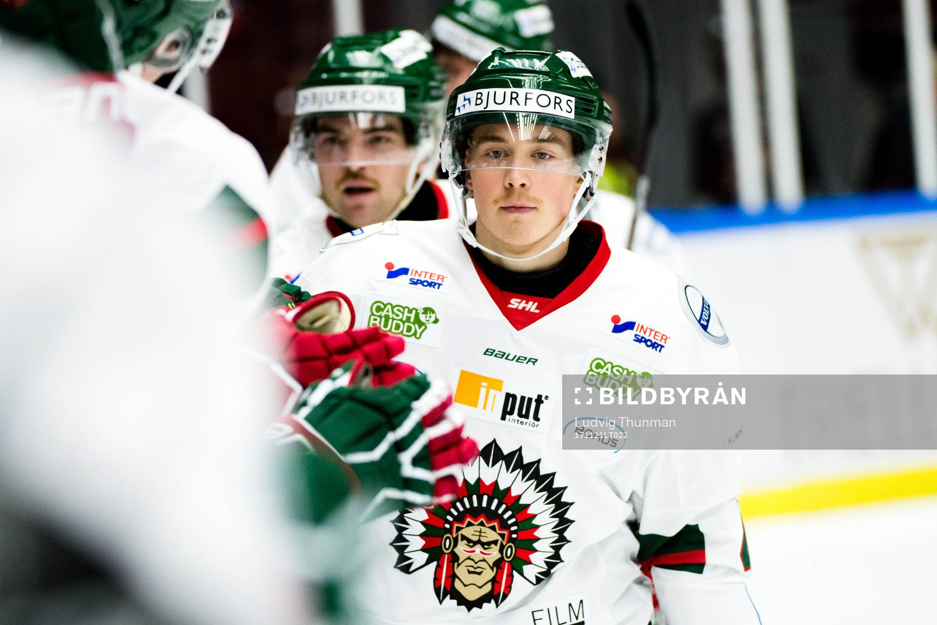 Frölundas Sebastian Stålberg  jublar