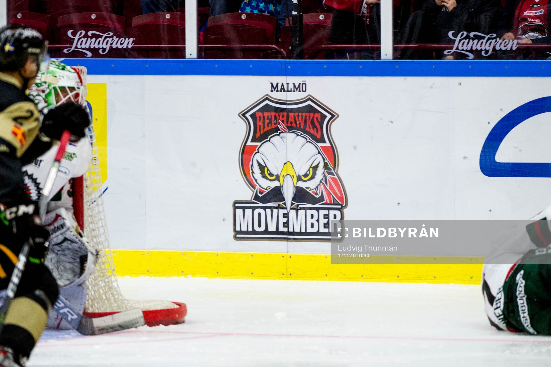Logotype för Malmö Redhawks kampanj movember
