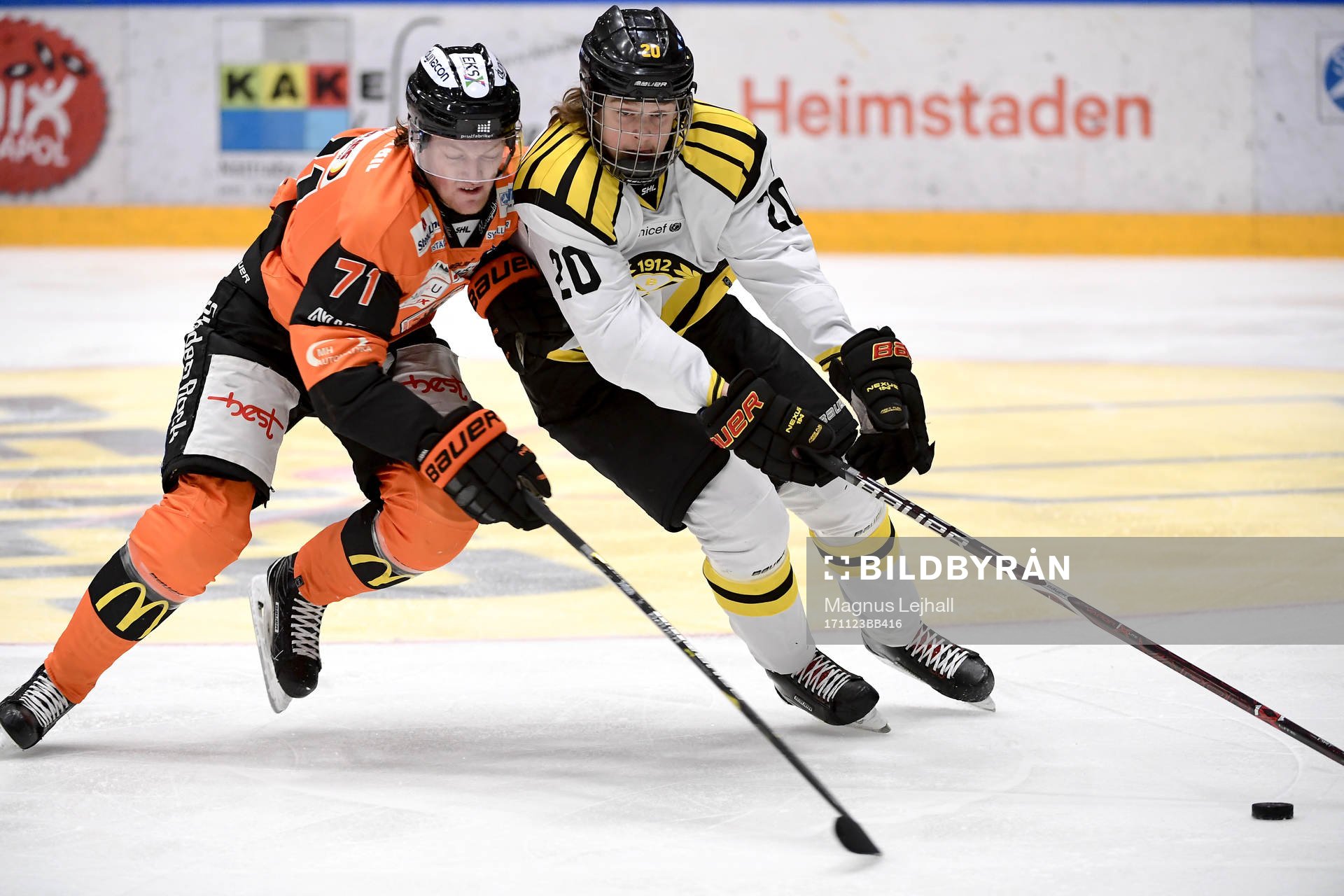 Karlskronas Joseph Jonsson och Brynäs Marcus Westfält